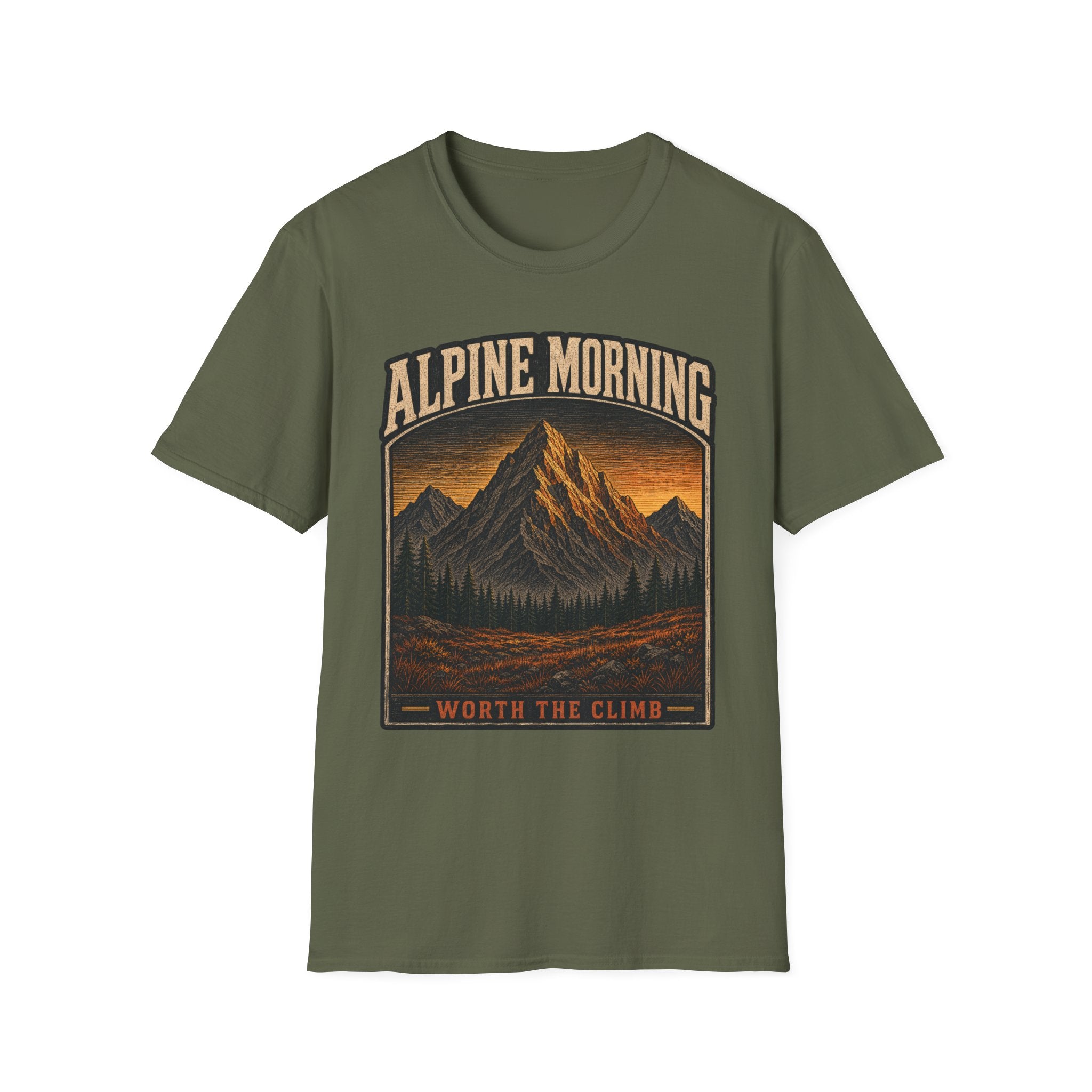 Alpine Morning - Hiking Graphic T-Shirt