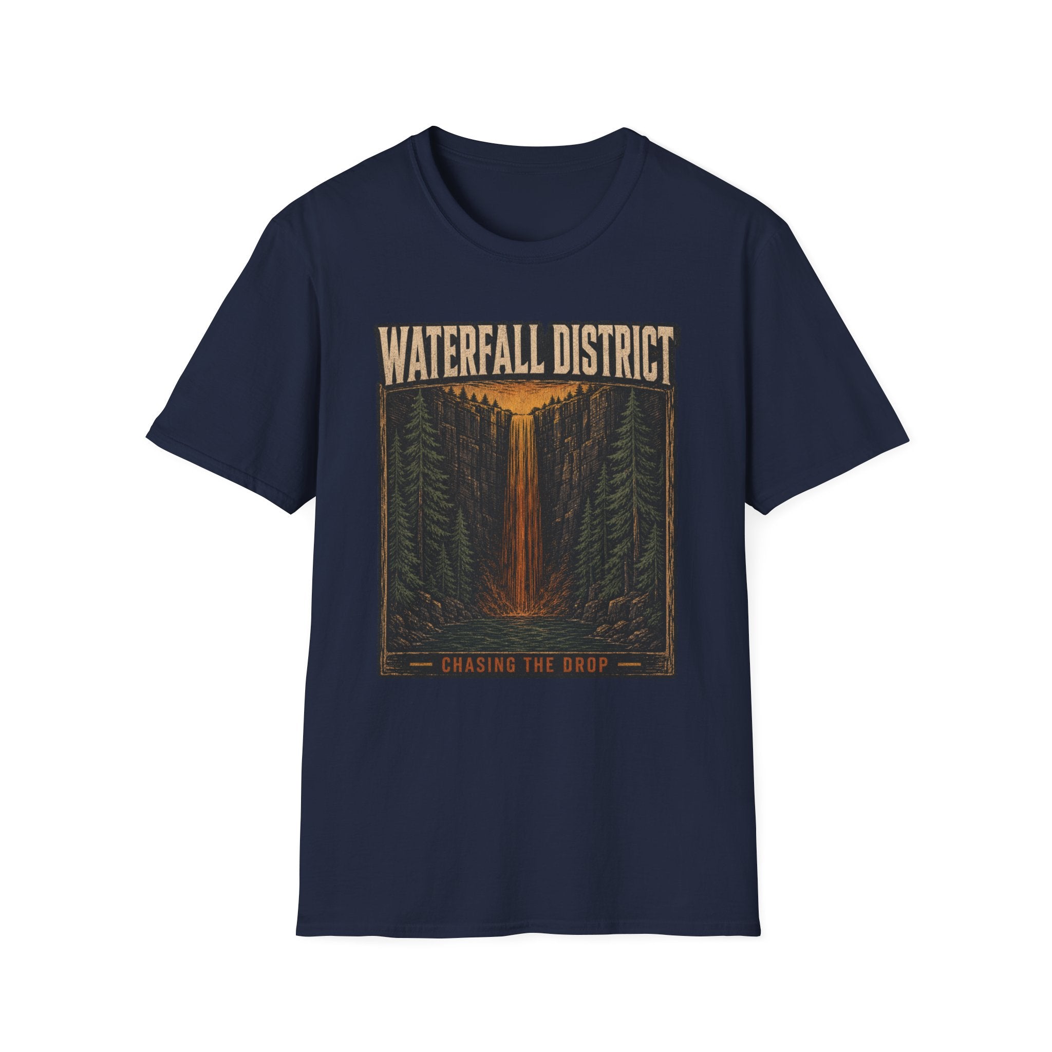 Waterfall District - Hiking Graphic T-Shirt