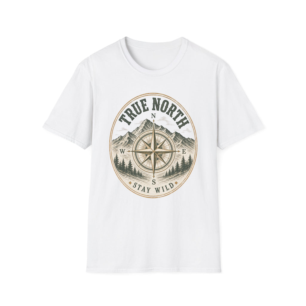 True North / Stay Wild - Camping Graphic T-Shirt