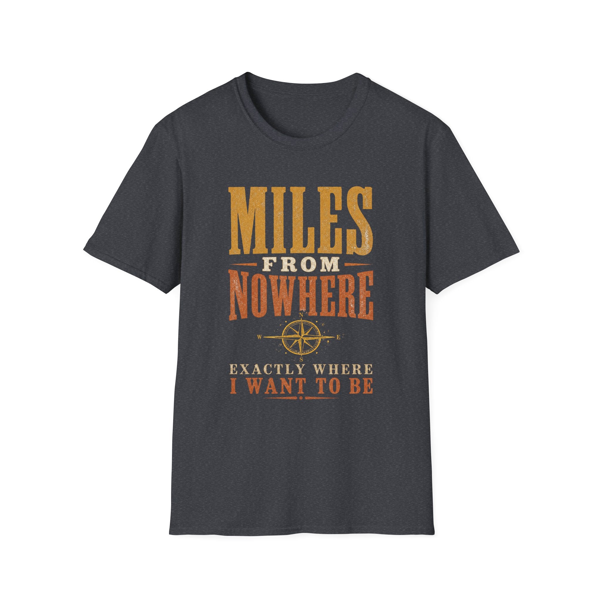 Miles from Nowhere - Camping Graphic T-Shirt
