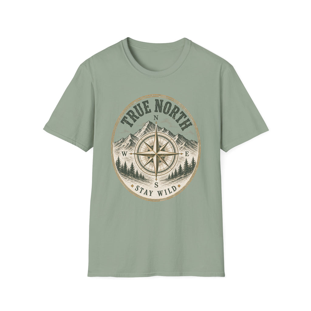 True North / Stay Wild - Camping Graphic T-Shirt