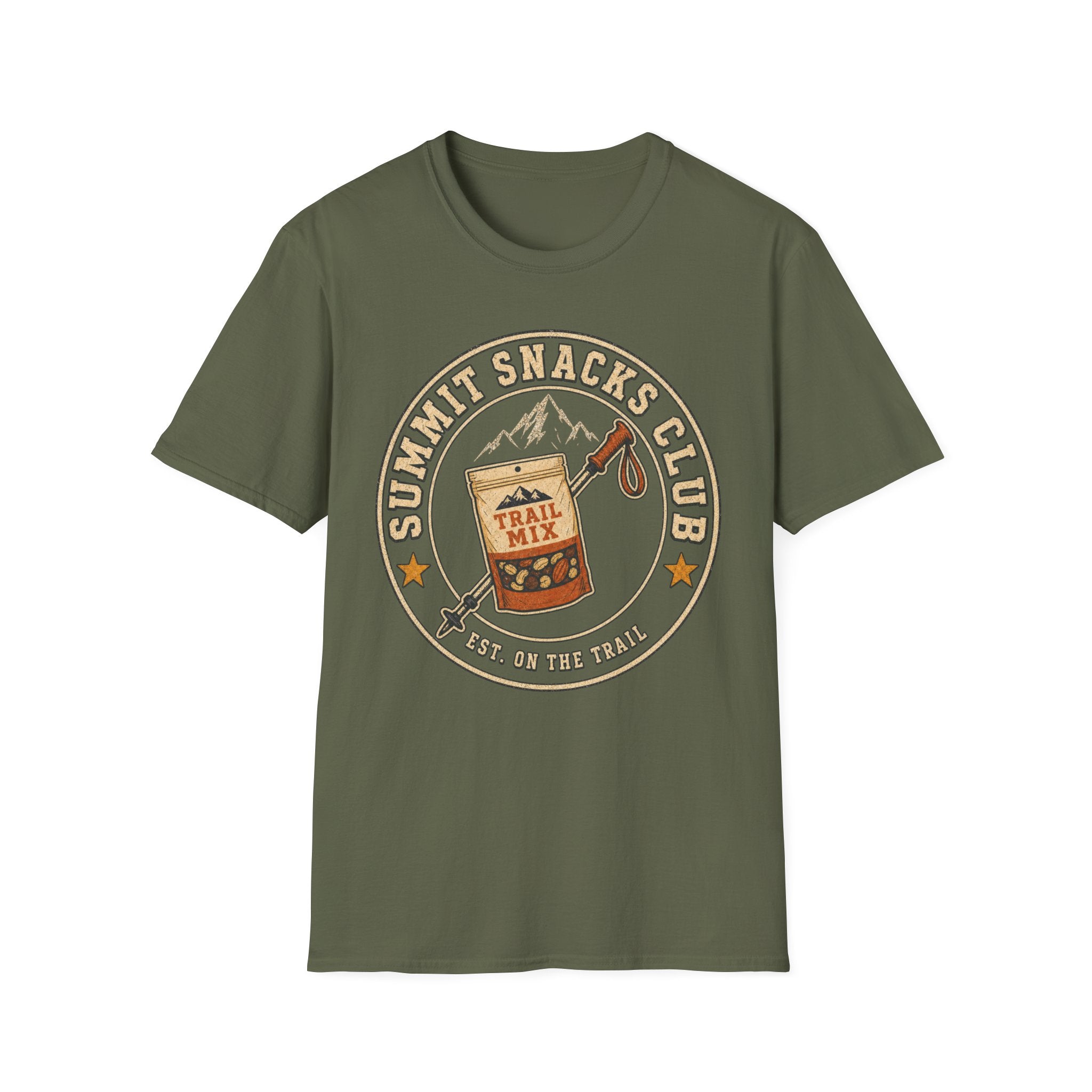 Summit Snacks Club - Hiking Graphic T-Shirt
