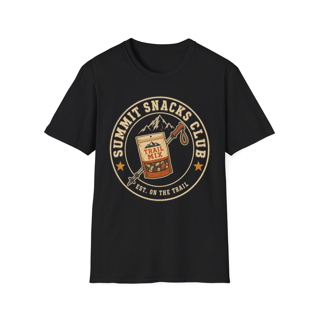 Summit Snacks Club - Hiking Graphic T-Shirt