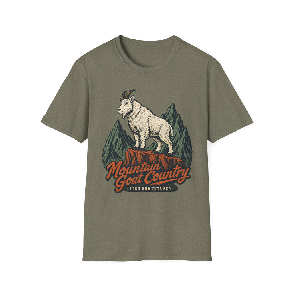 Mountain Goat Country - Hiking Graphic T-Shirt