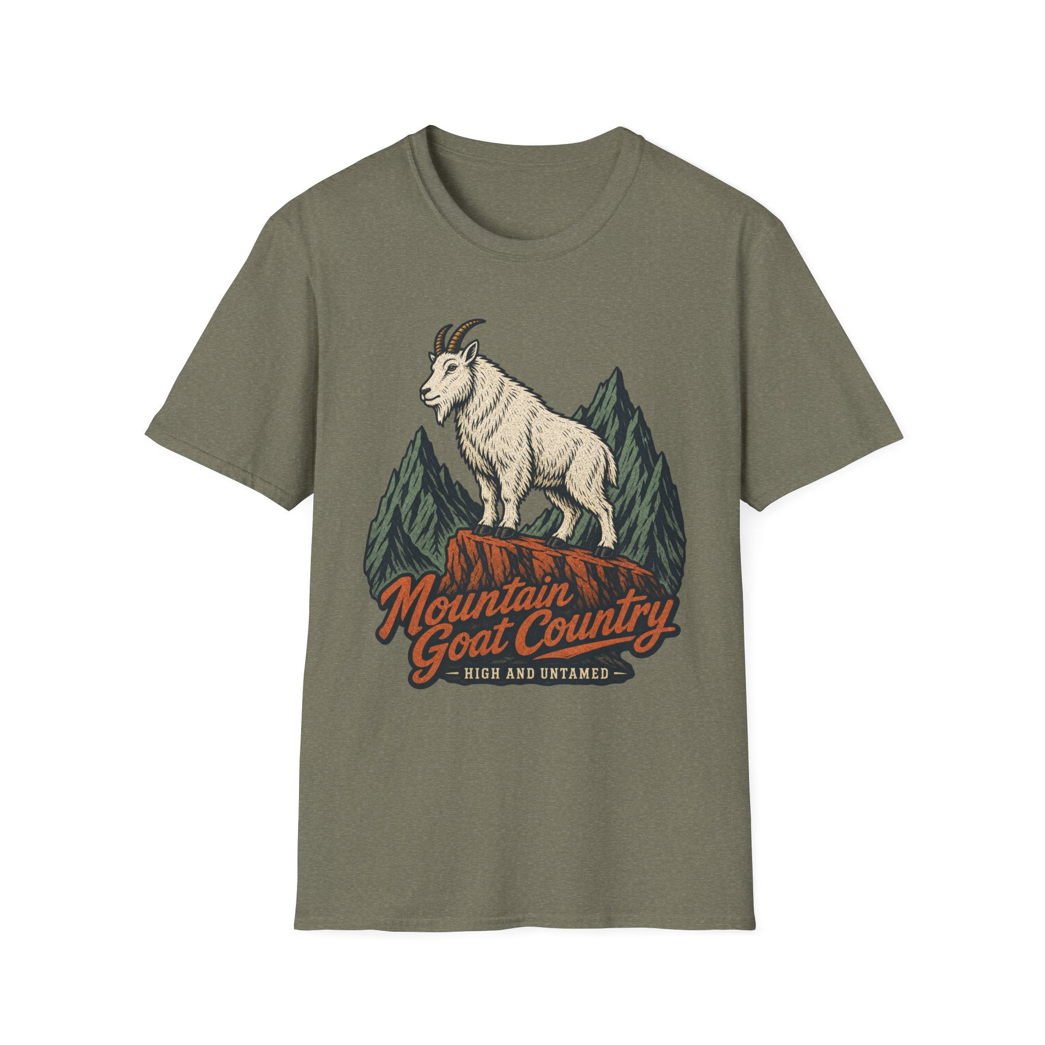 Mountain Goat Country - Hiking Graphic T-Shirt