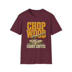 Chop Wood / Carry Coffee - Camping Graphic T-Shirt