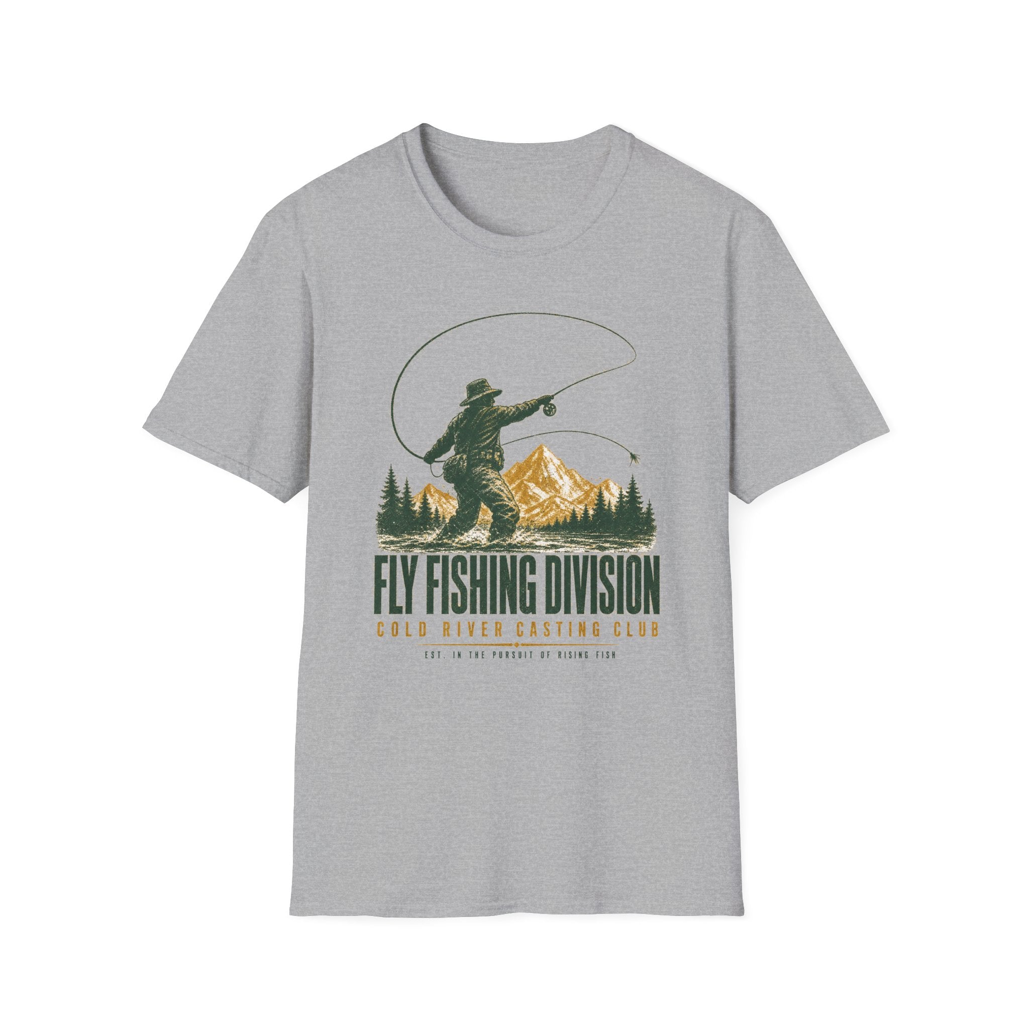 Fly Fishing Division - Fishing Graphic T-Shirt