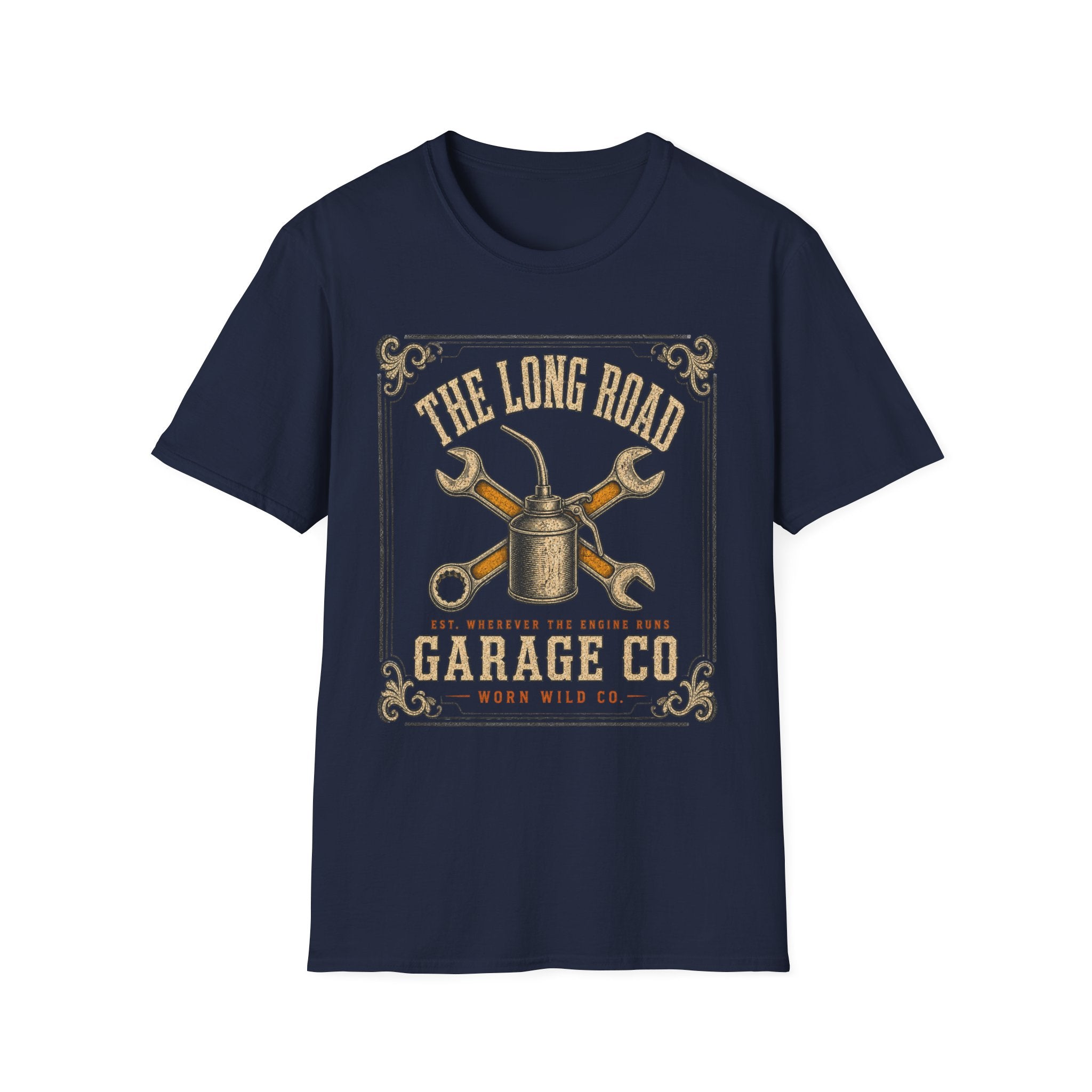 The Long Road Garage - Motorcycles Graphic T-Shirt