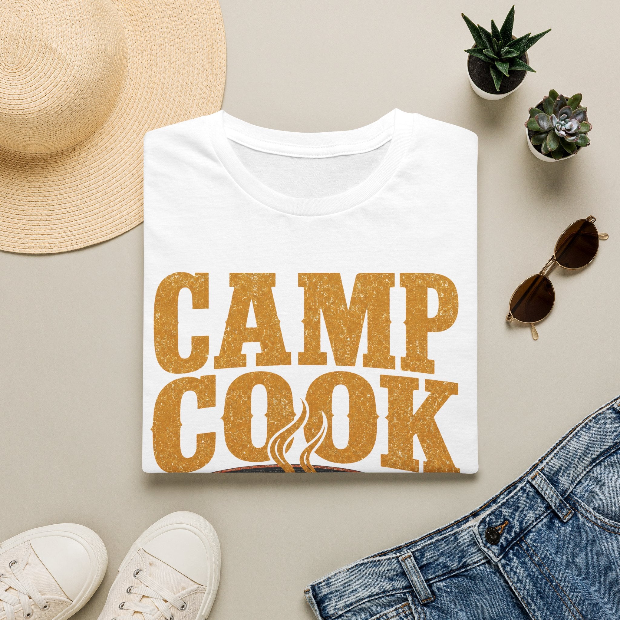 Camp Cook / Seasoned to Perfection - Camping Graphic T-Shirt