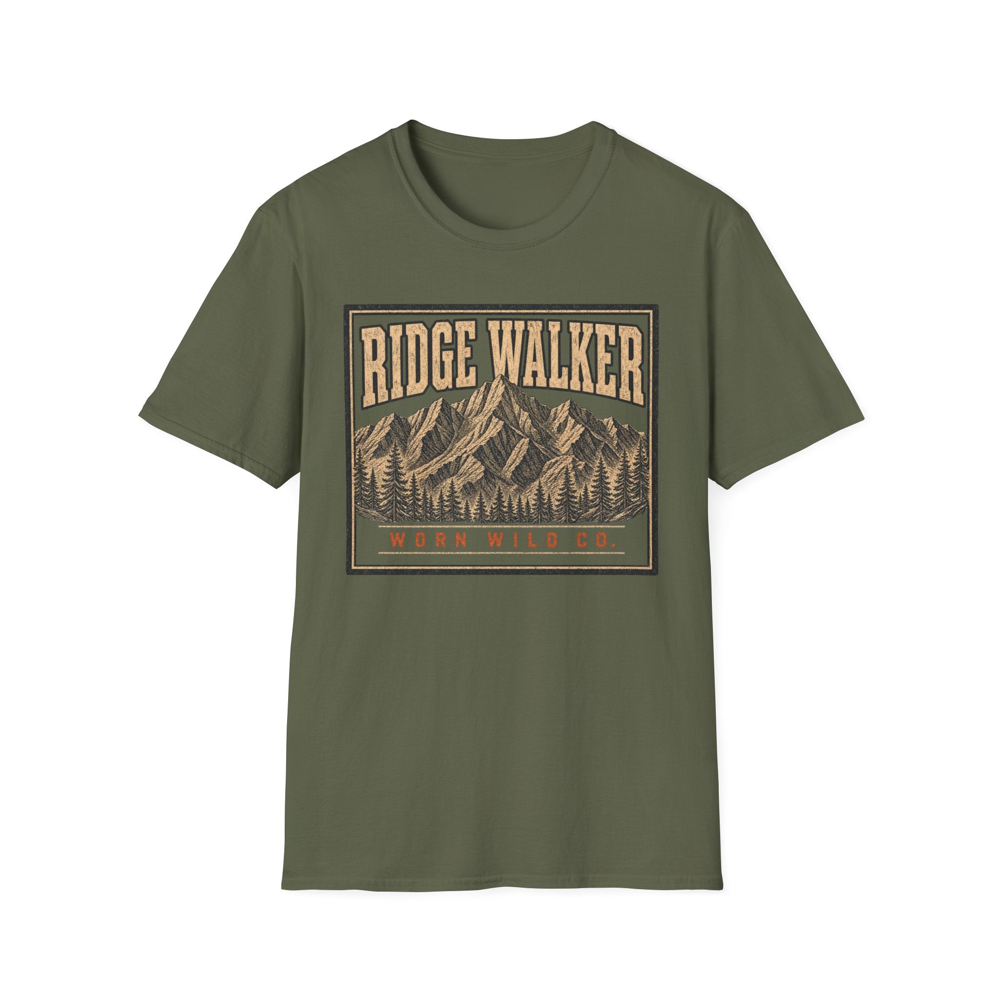 Ridge Walker - Hiking Graphic T-Shirt