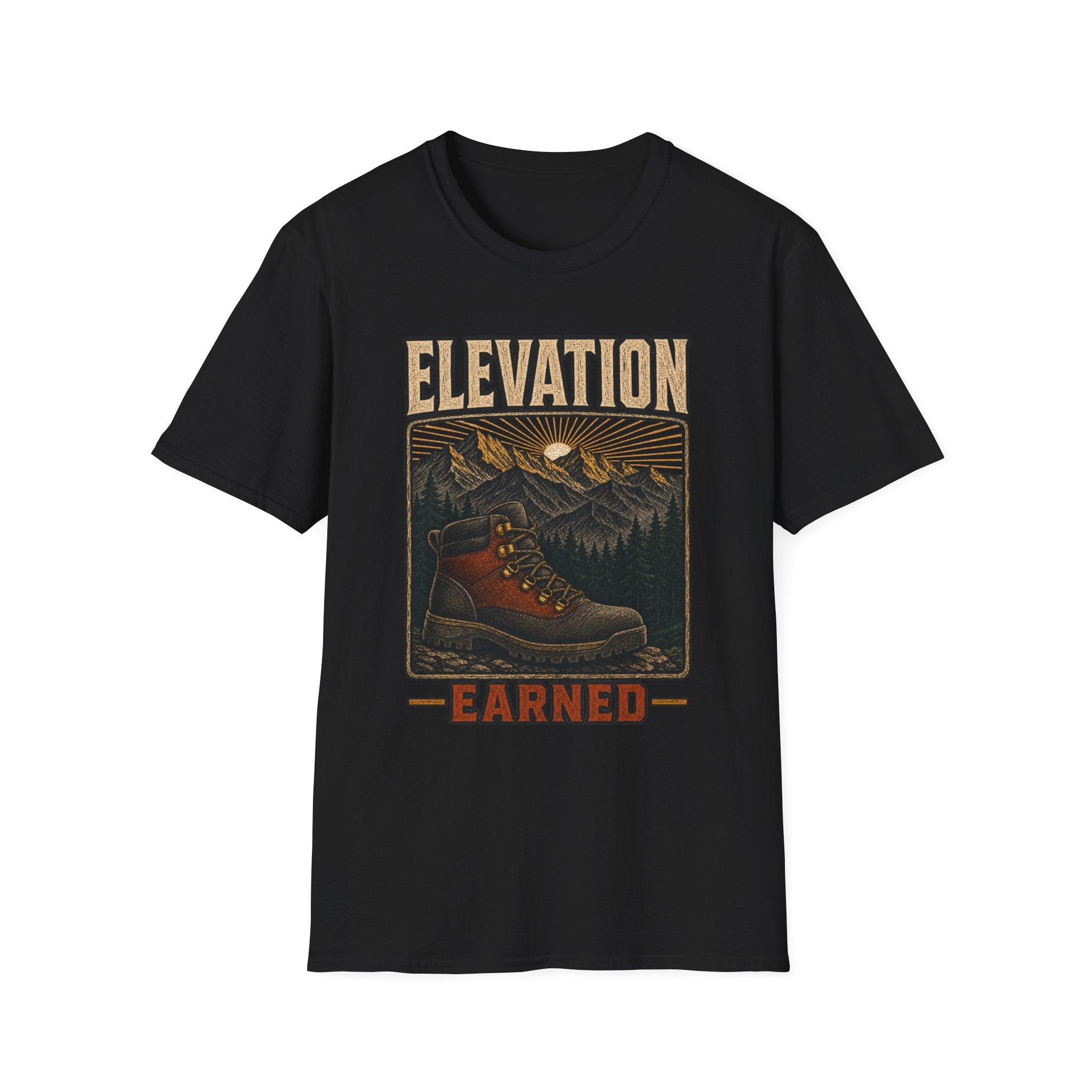 Elevation Earned - Camping Graphic T-Shirt