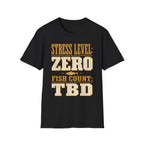 Stress Level - Fishing Graphic T-Shirt