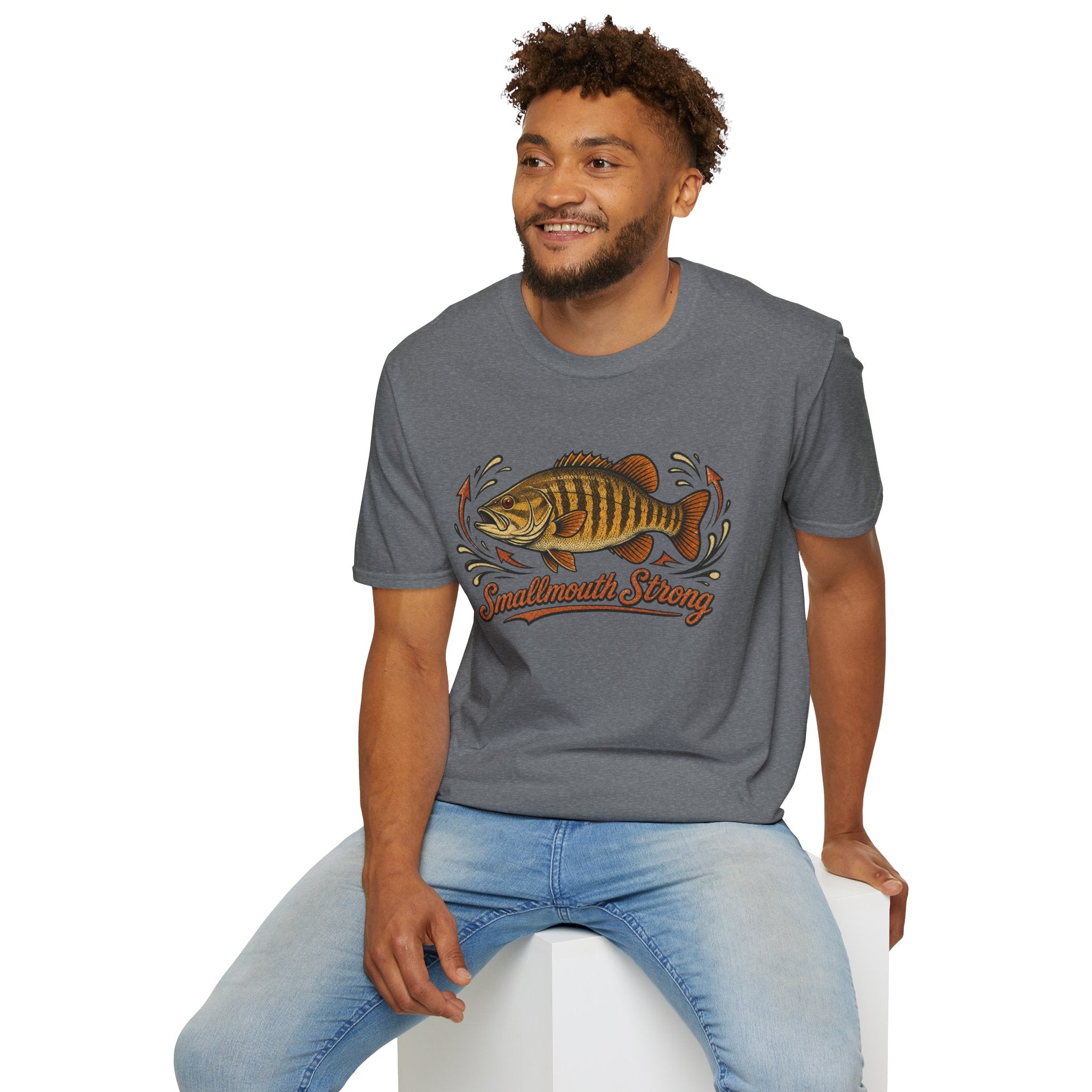 Smallmouth Strong - Fishing Graphic T-Shirt