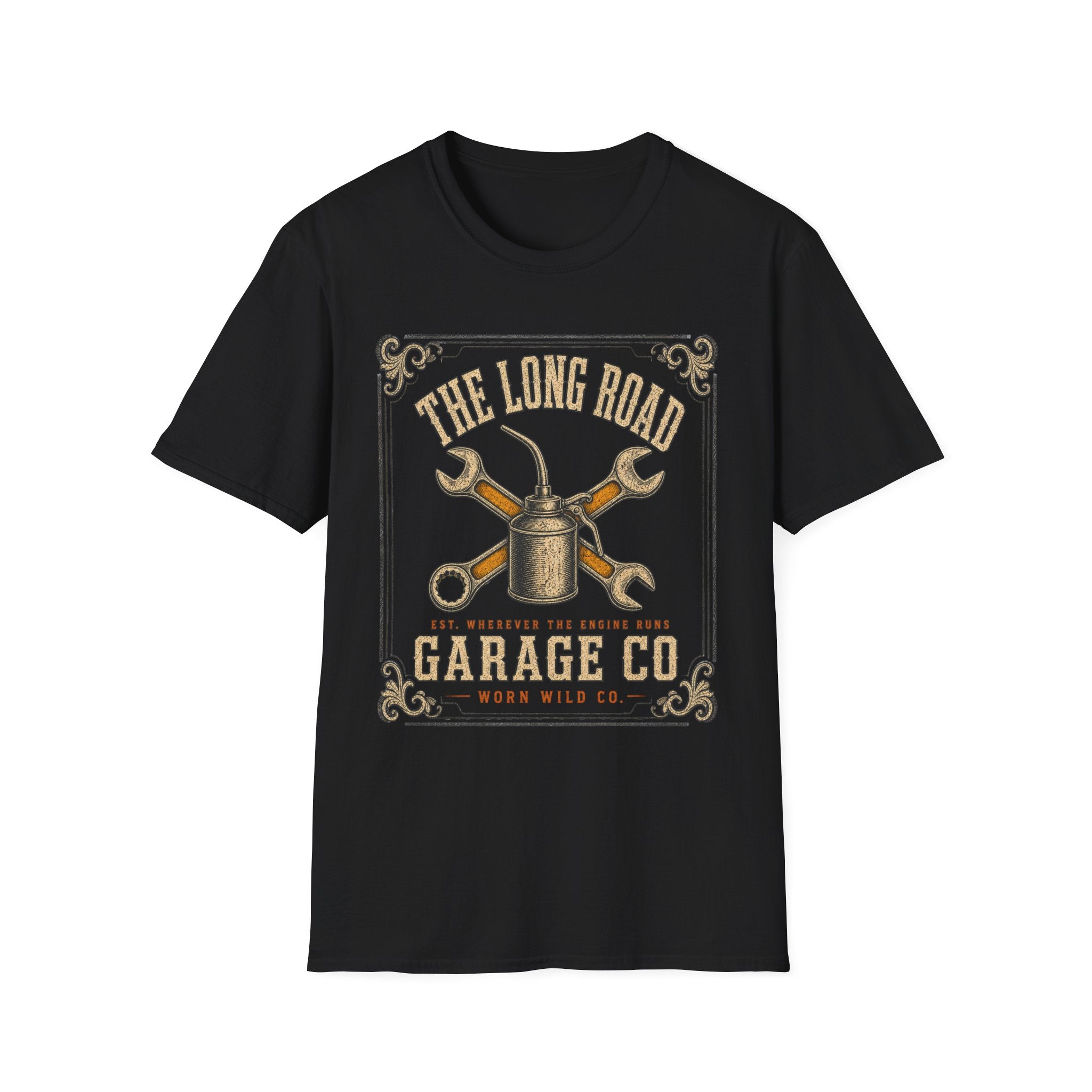 The Long Road Garage - Motorcycles Graphic T-Shirt