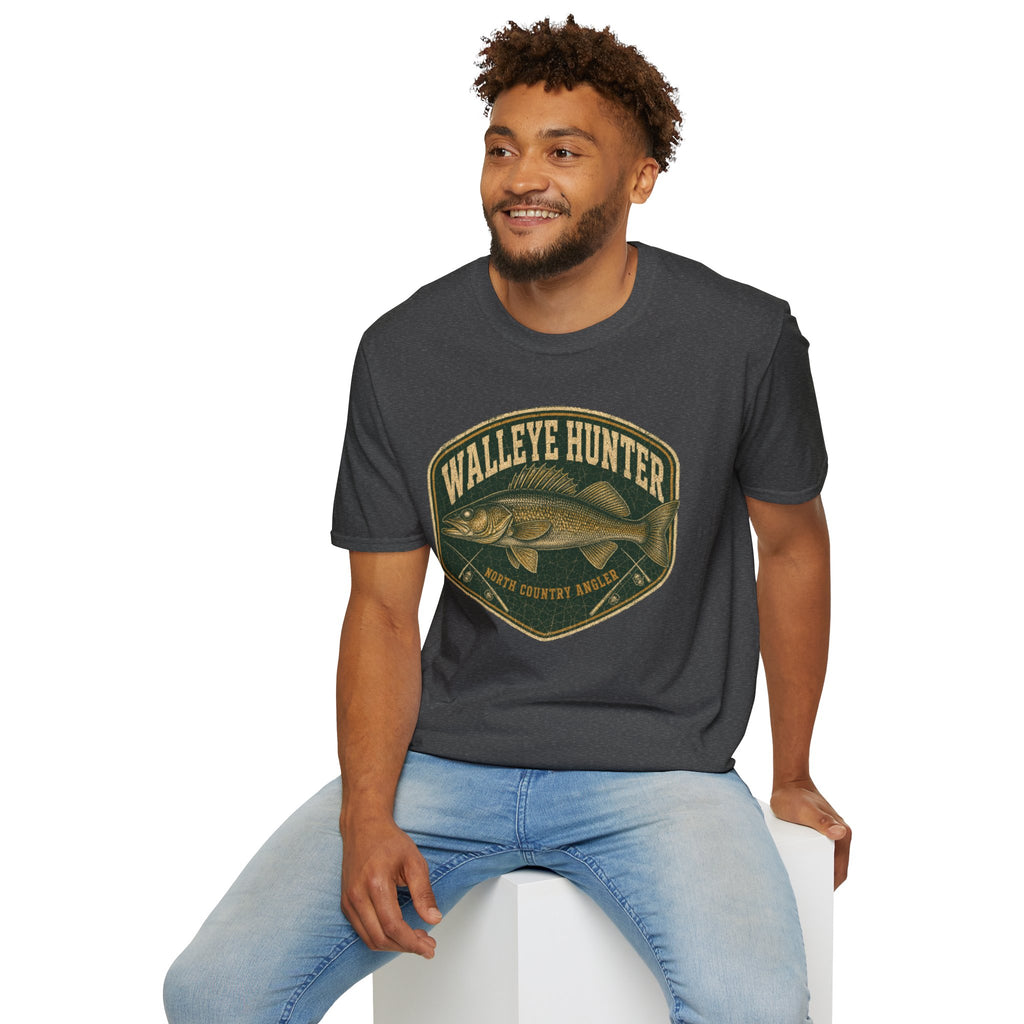 Walleye Hunter - Fishing Graphic T-Shirt