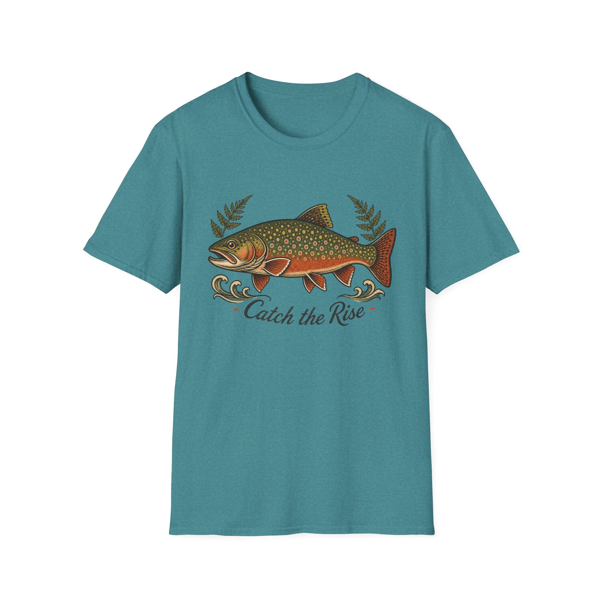 Catch the Rise - Fishing Graphic T-Shirt