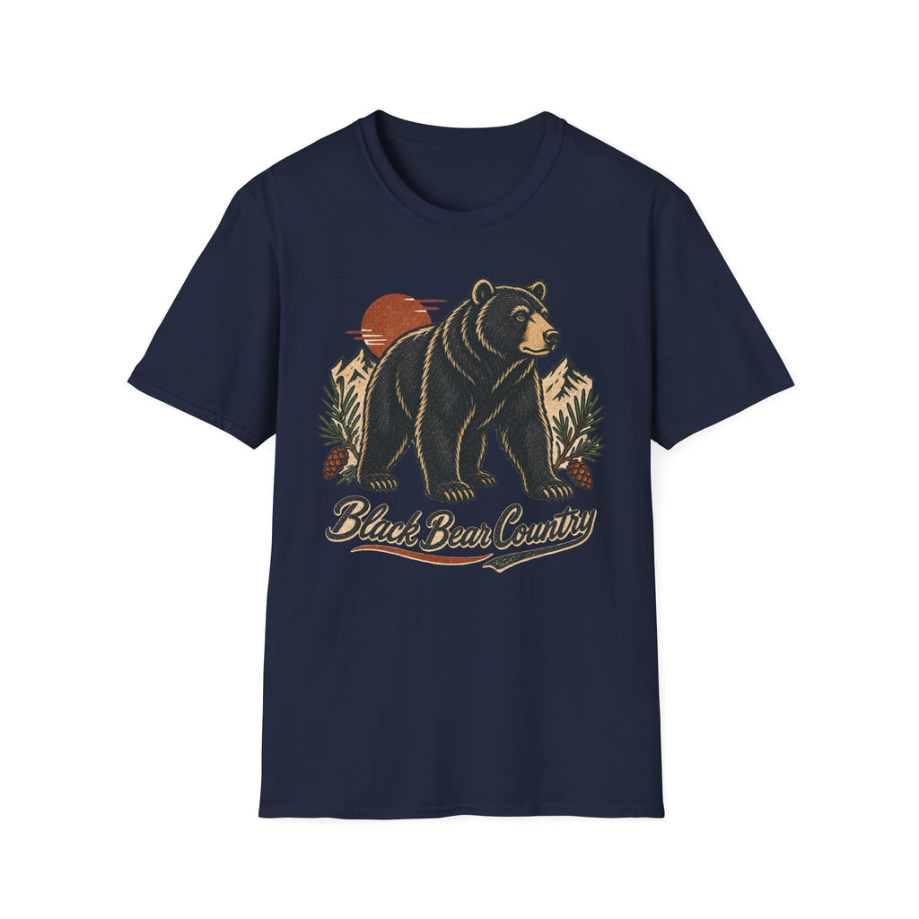 Black Bear Country - Camping Graphic T-Shirt