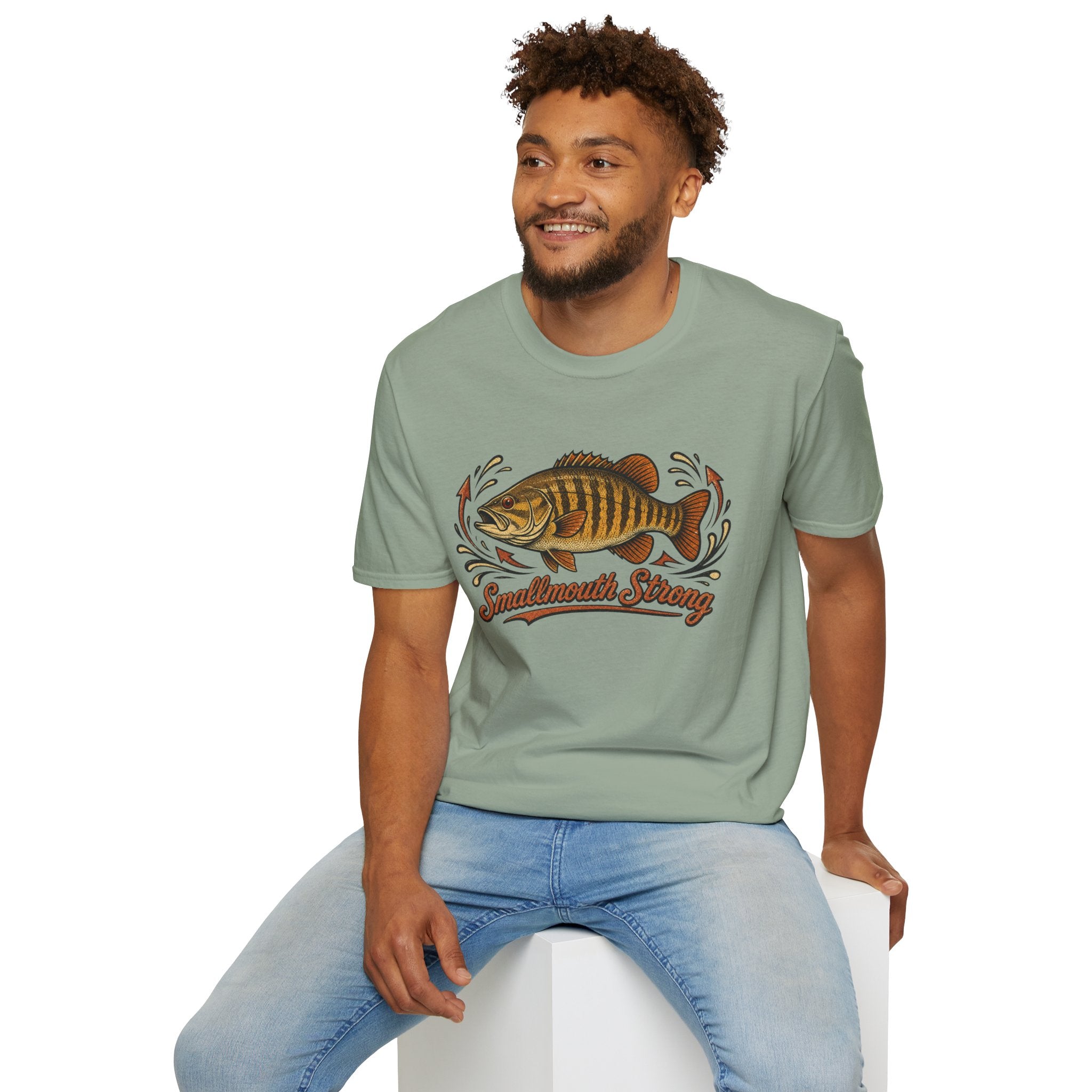 Smallmouth Strong - Fishing Graphic T-Shirt