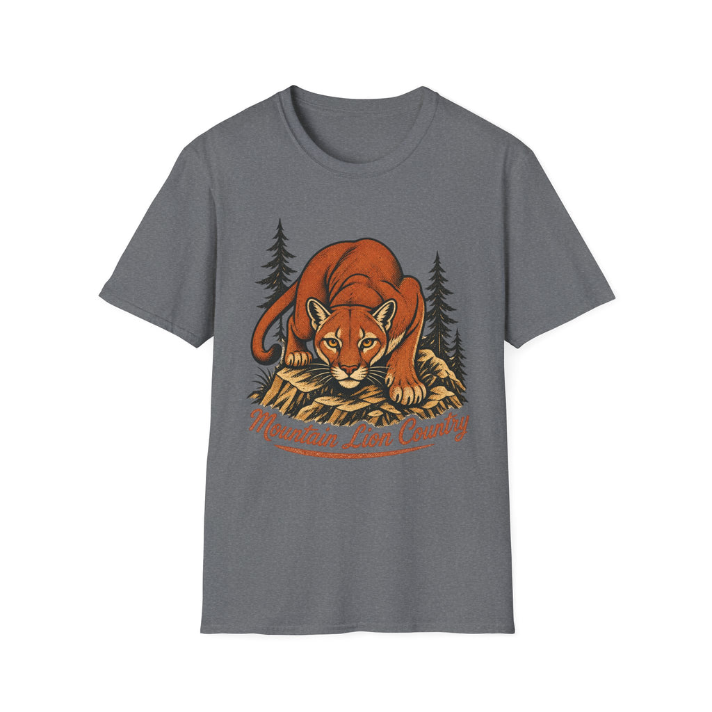 Mountain Lion Country - Camping Graphic T-Shirt