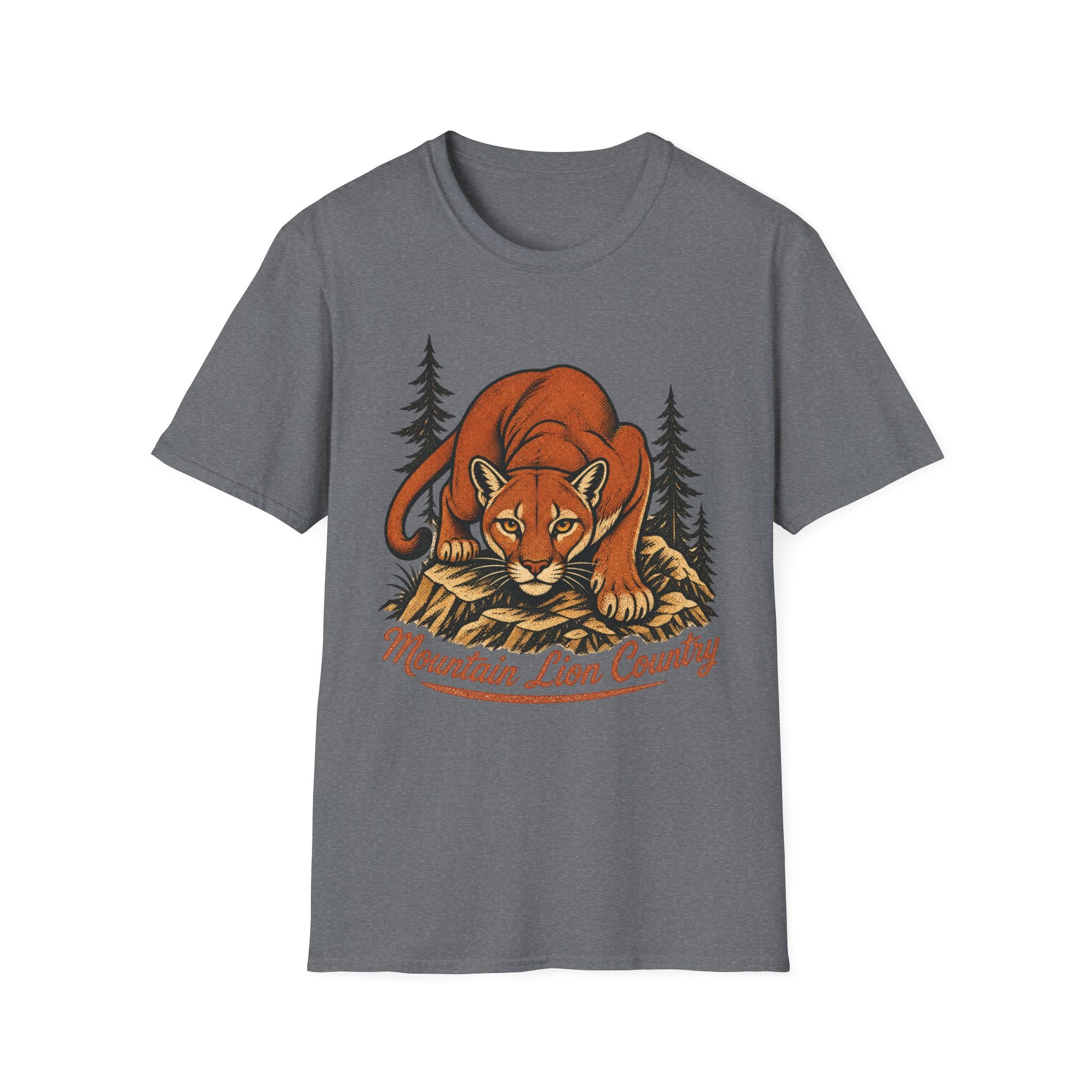 Mountain Lion Country - Camping Graphic T-Shirt