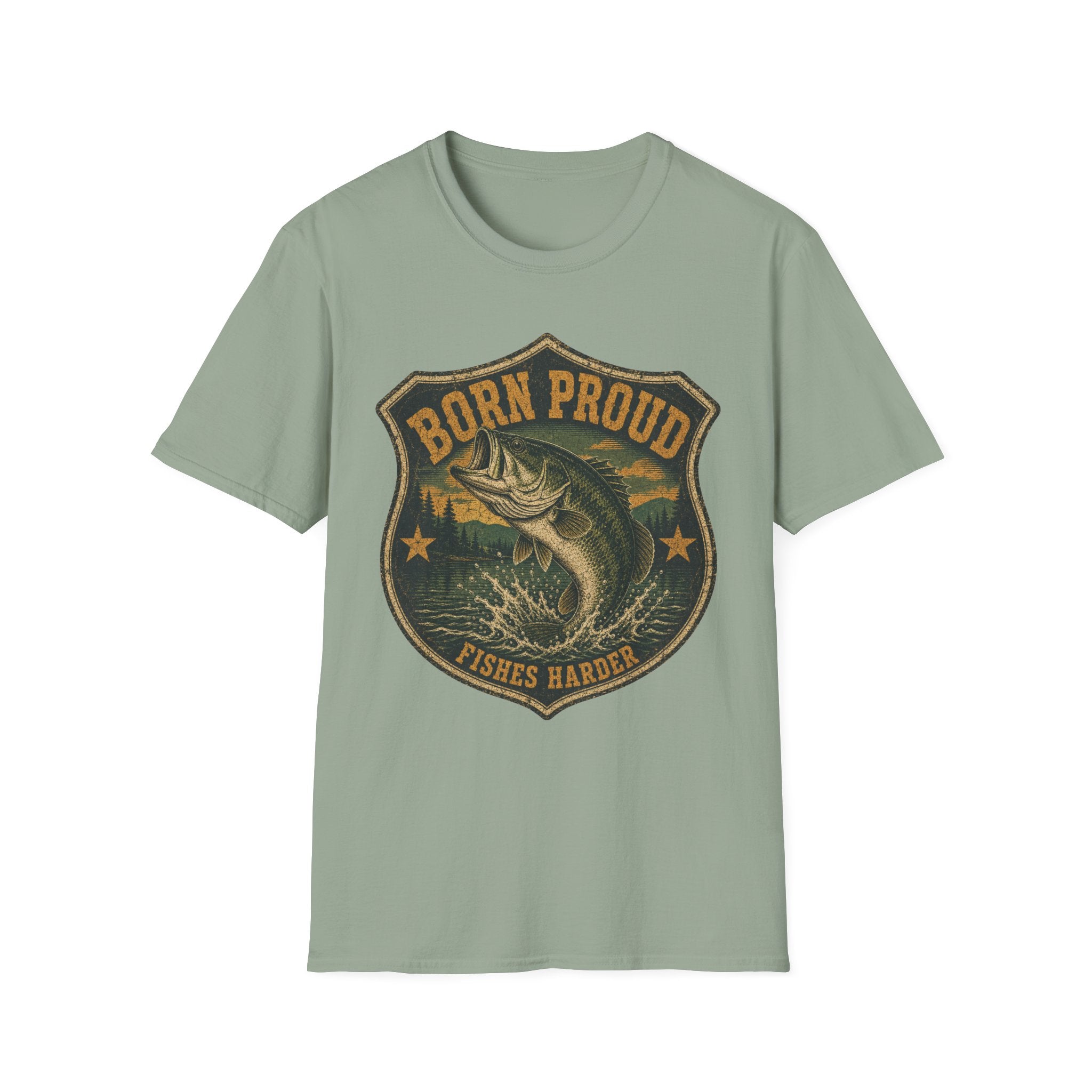 Born Proud - Fishing Graphic T-Shirt