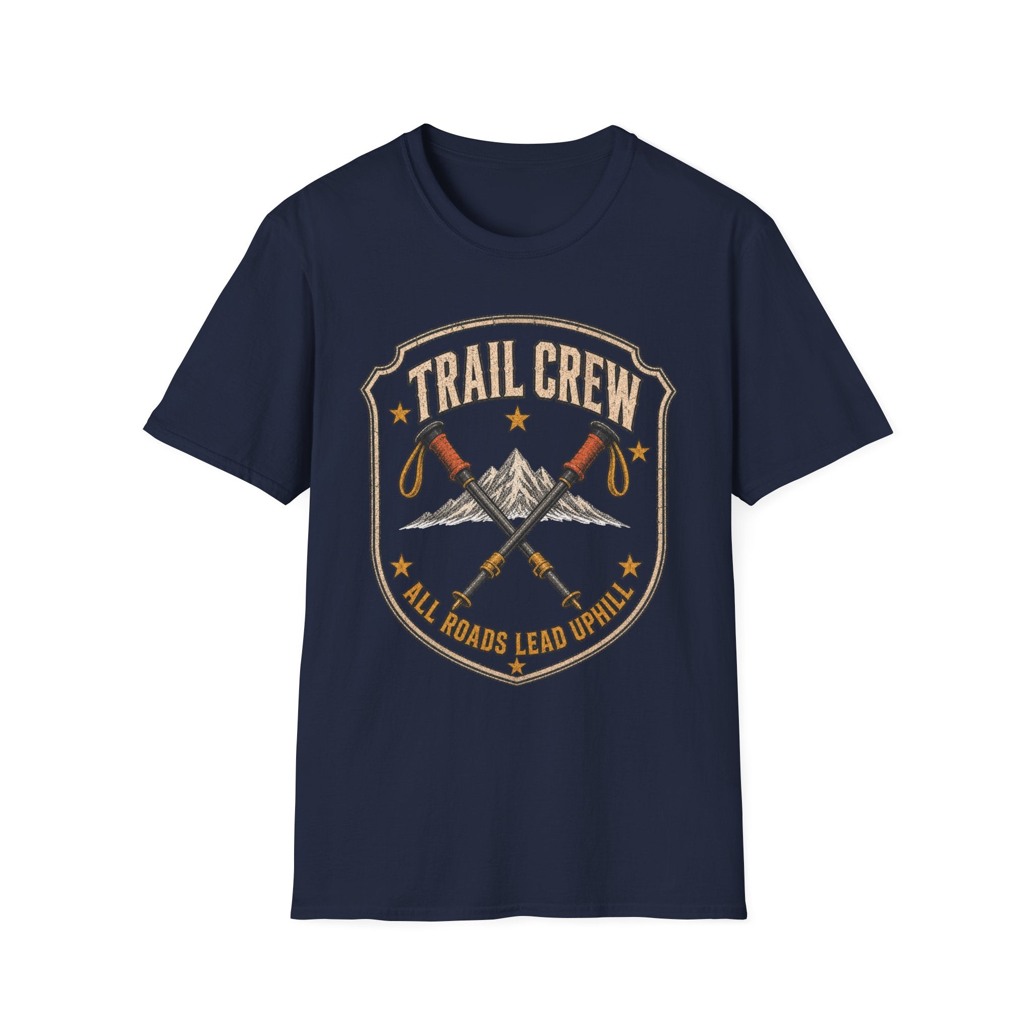Trail Crew badge - Hiking Graphic T-Shirt