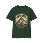 Summit Earned / No Shortcuts - Camping Graphic T-Shirt