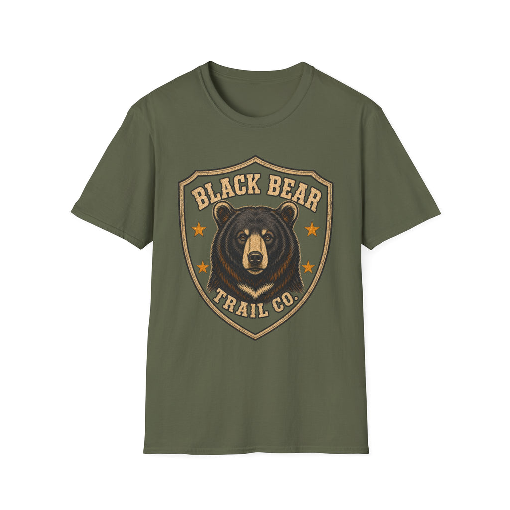 Black Bear Trail - Hiking Graphic T-Shirt