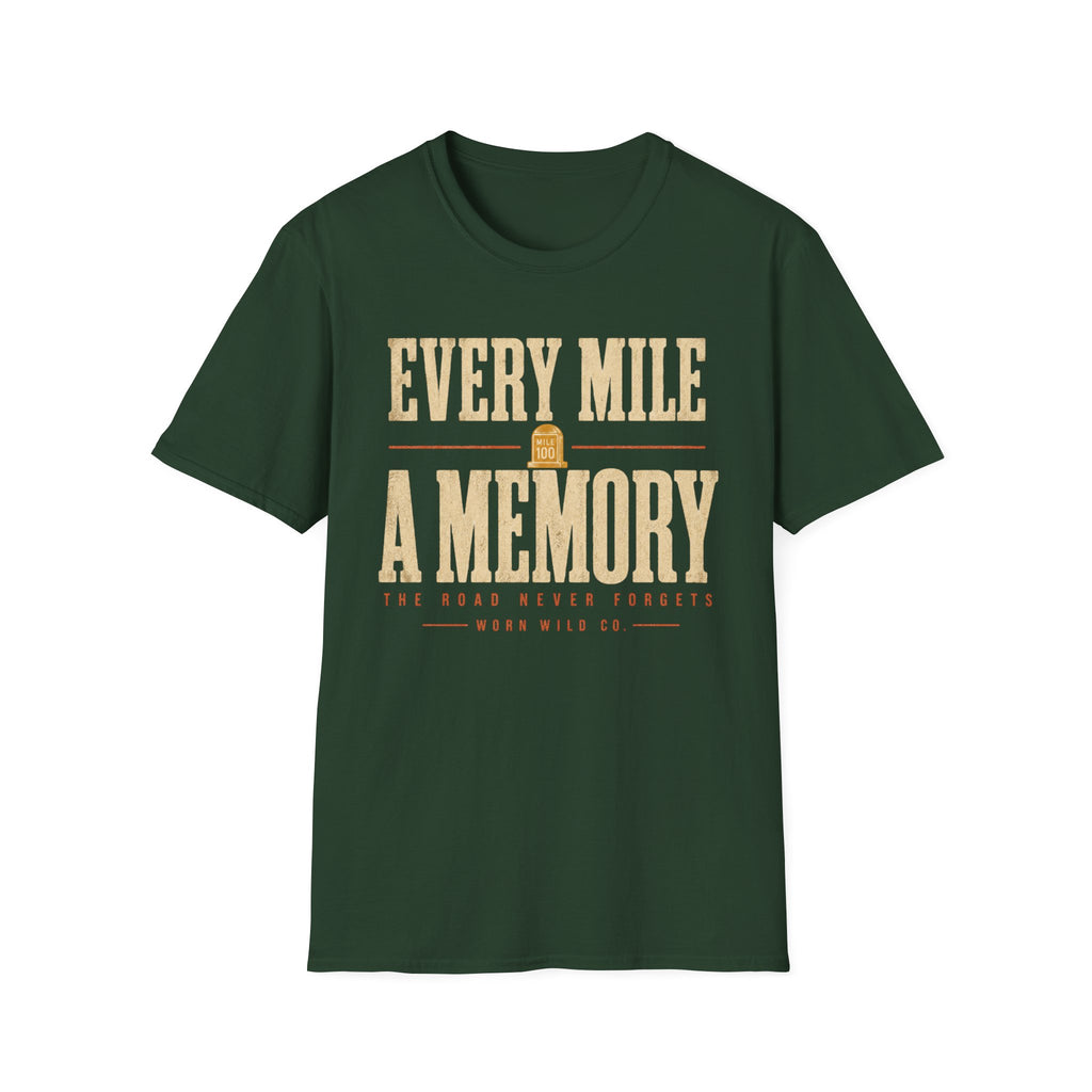 Every Mile A Memory - Motorcycles Graphic T-Shirt