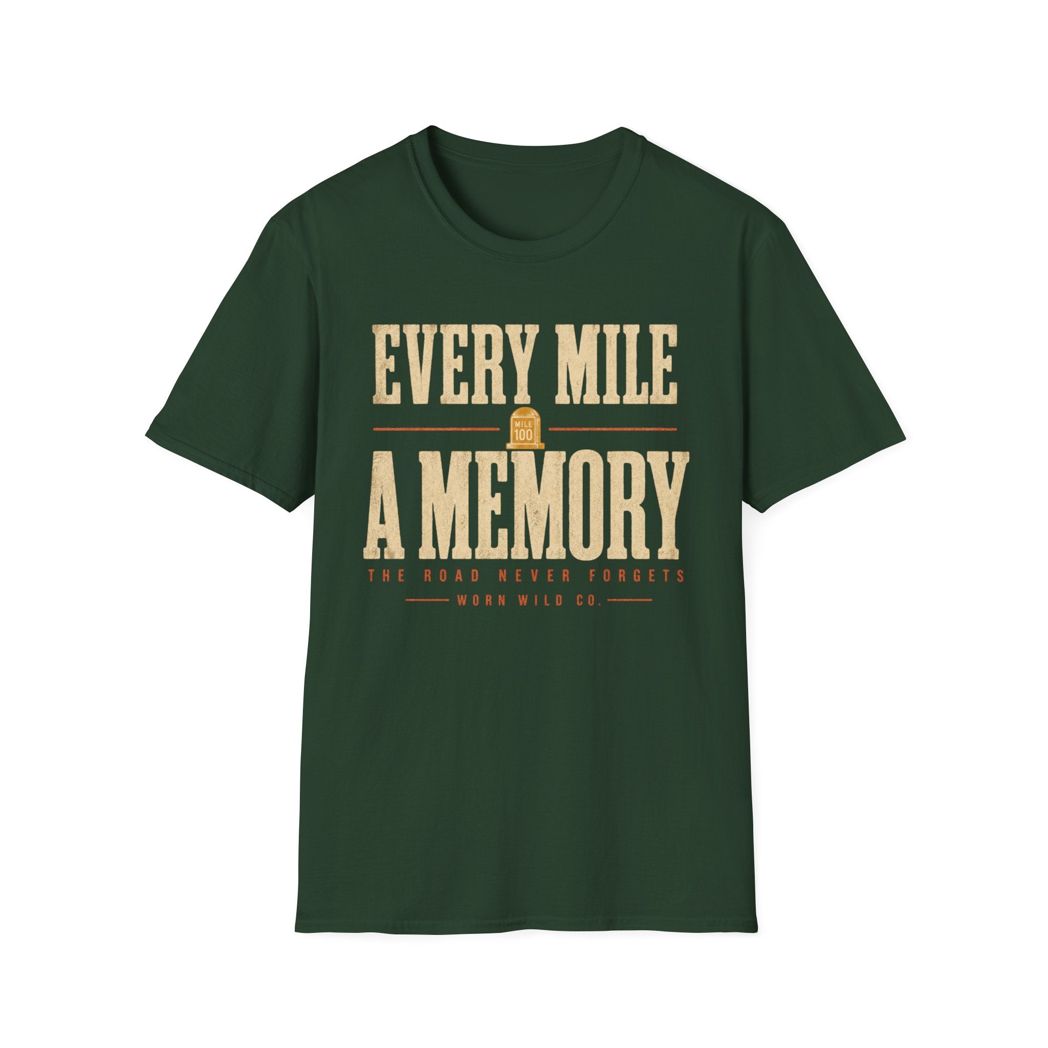 Every Mile A Memory - Motorcycles Graphic T-Shirt