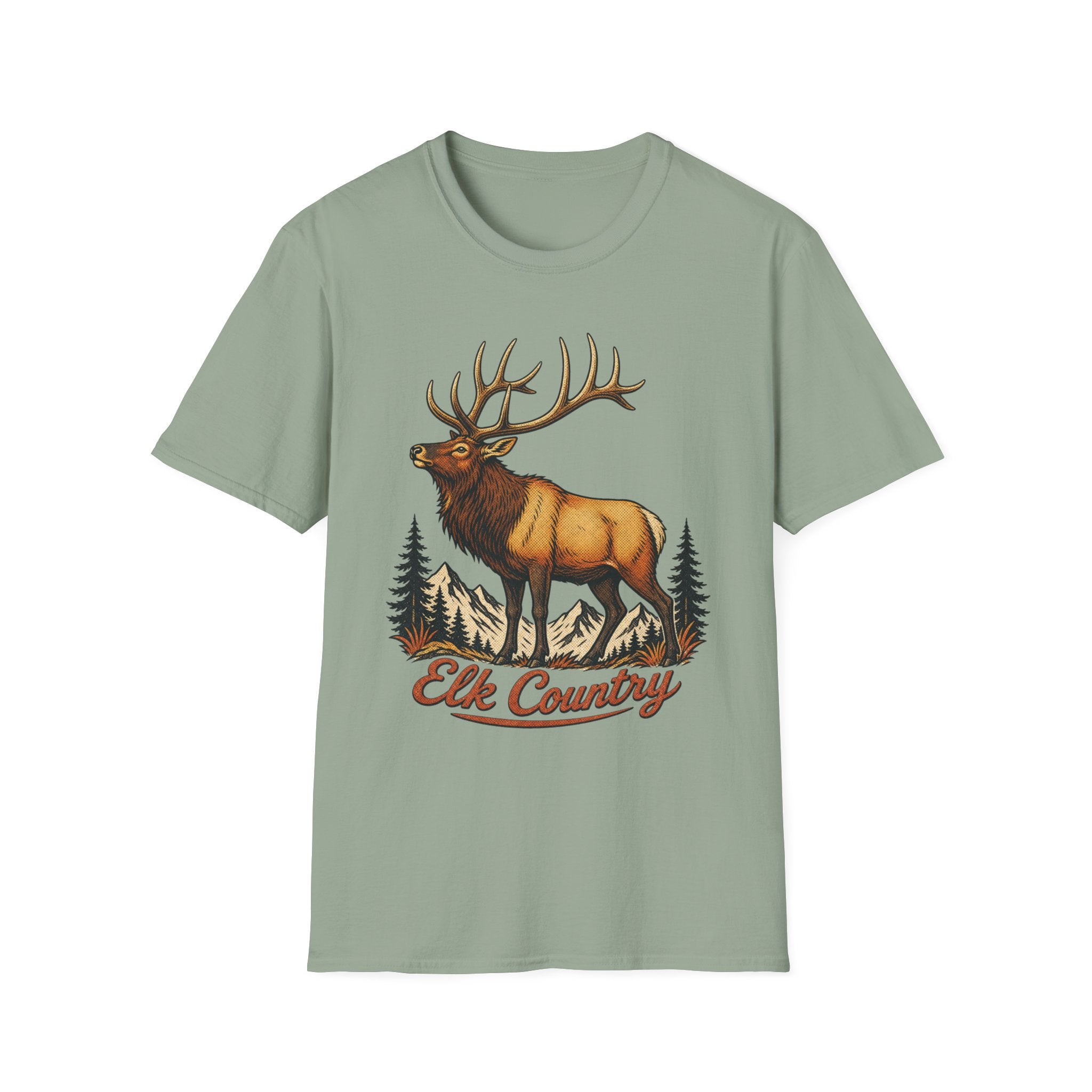 Elk Country - Camping Graphic T-Shirt