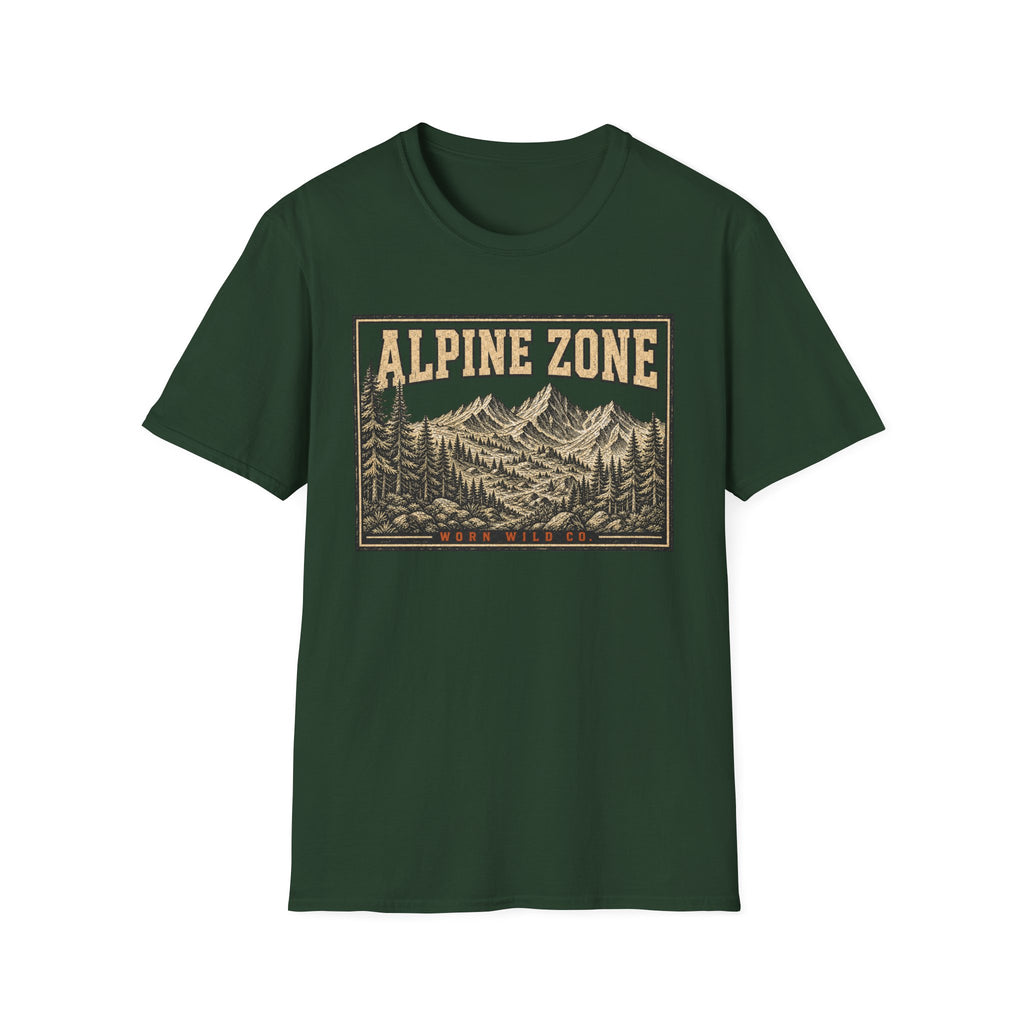 Alpine Zone - Hiking Graphic T-Shirt