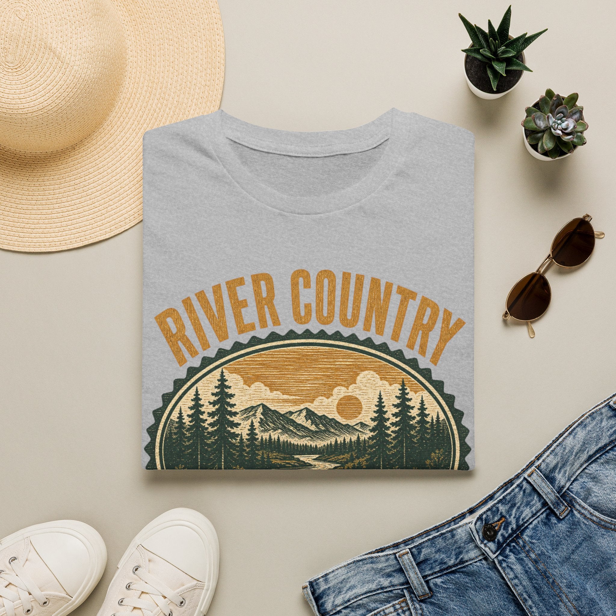 River Country - Fishing Graphic T-Shirt