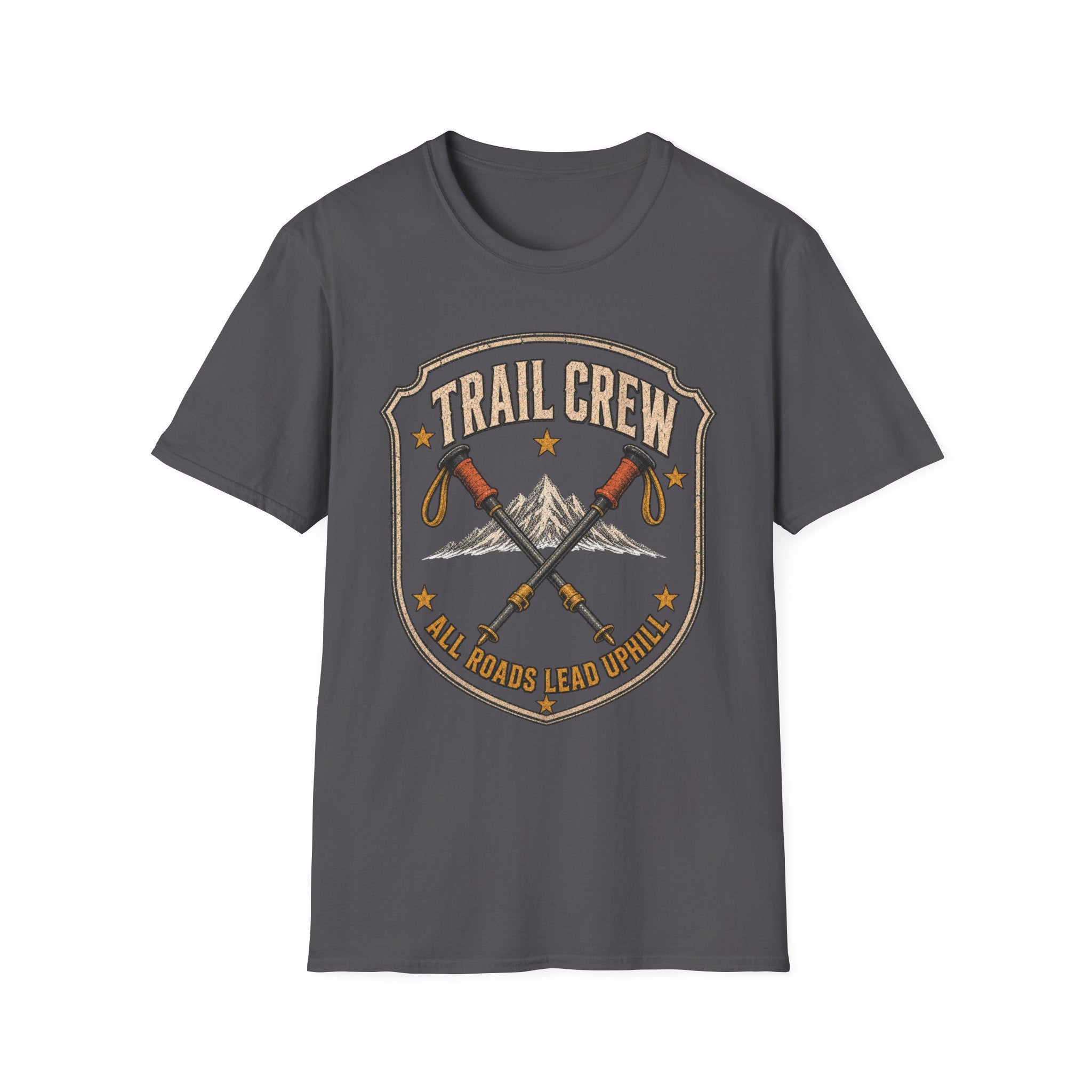 Trail Crew badge - Hiking Graphic T-Shirt