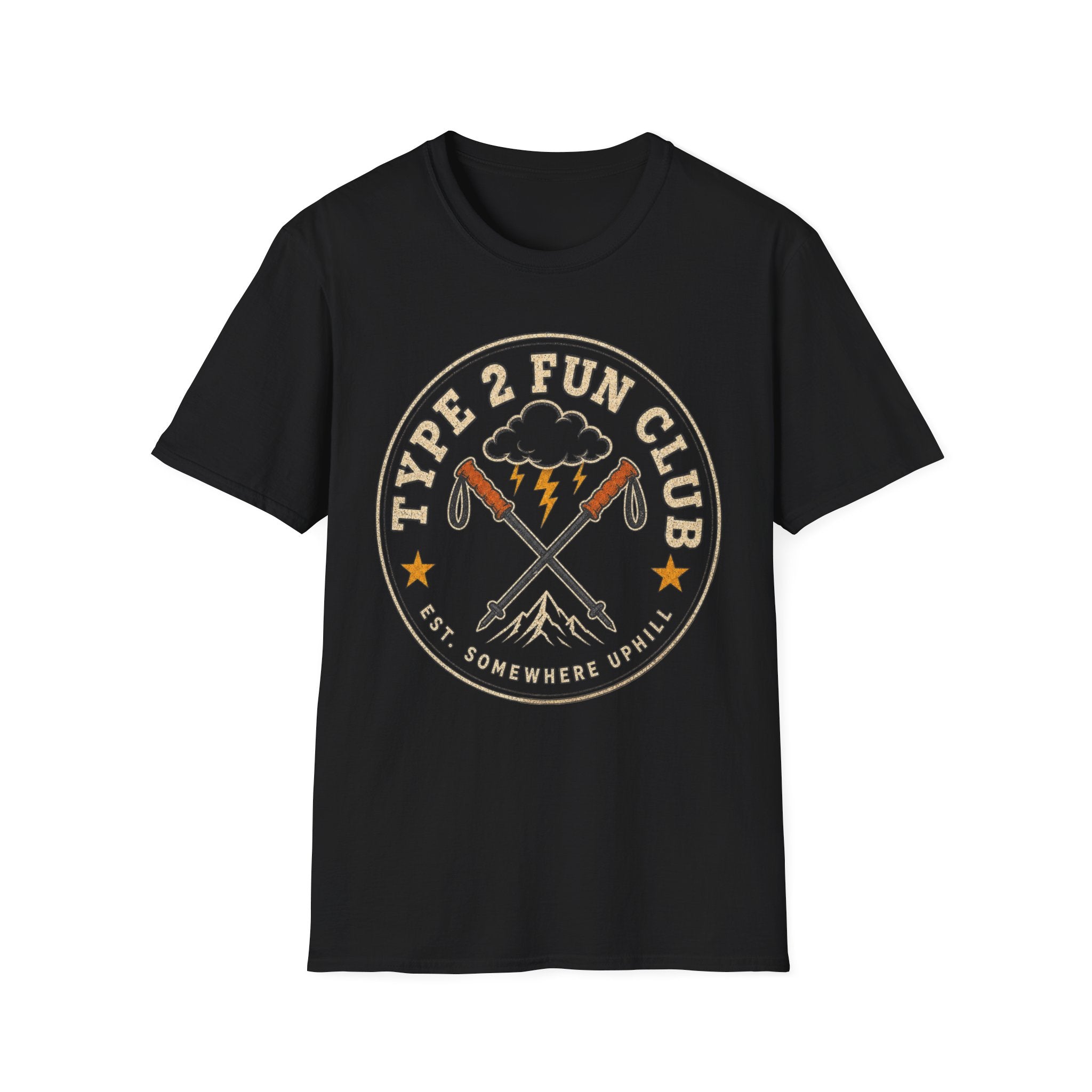 Type 2 Fun Club - Hiking Graphic T-Shirt