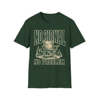 No Signal No Problem - Camping Graphic T-Shirt