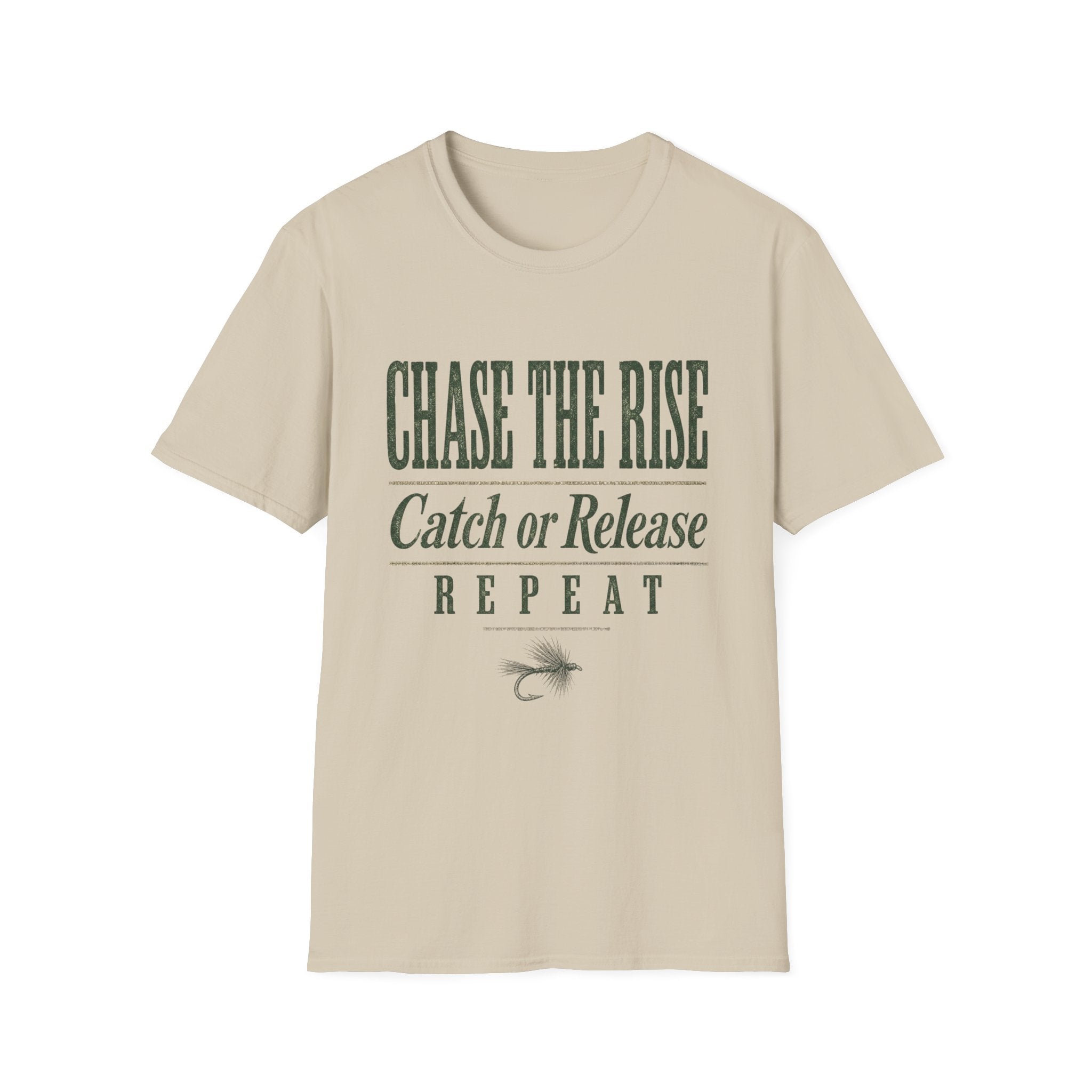 Chase the Rise - Fishing Graphic T-Shirt