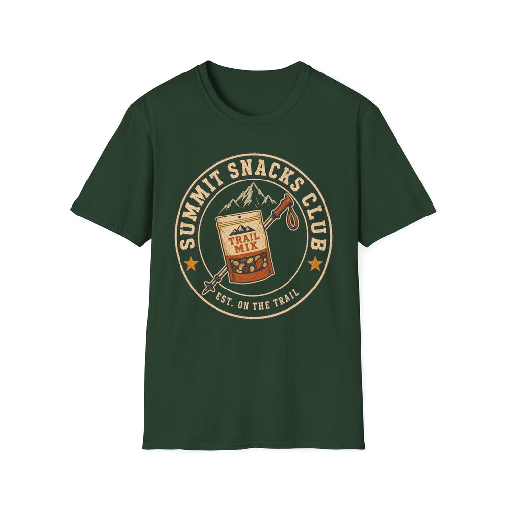 Summit Snacks Club - Hiking Graphic T-Shirt