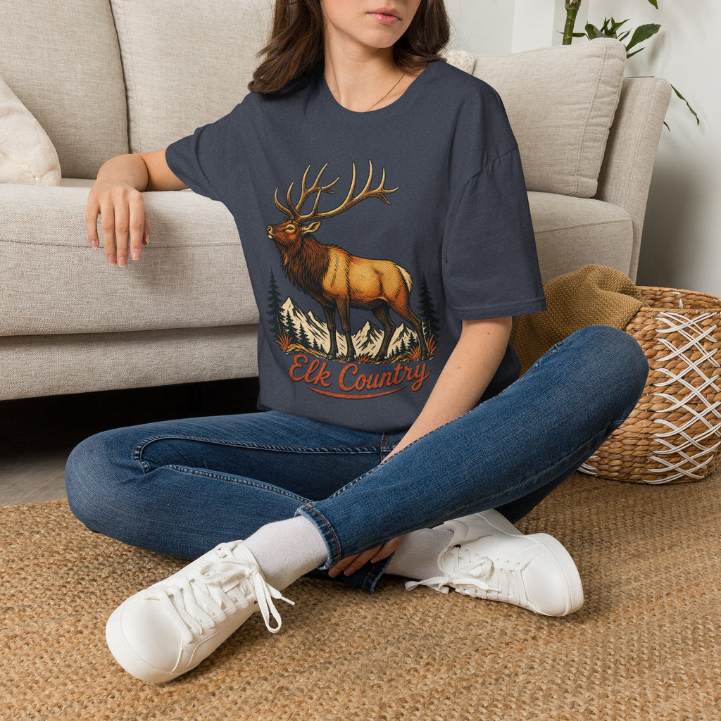 Elk Country - Camping Graphic T-Shirt