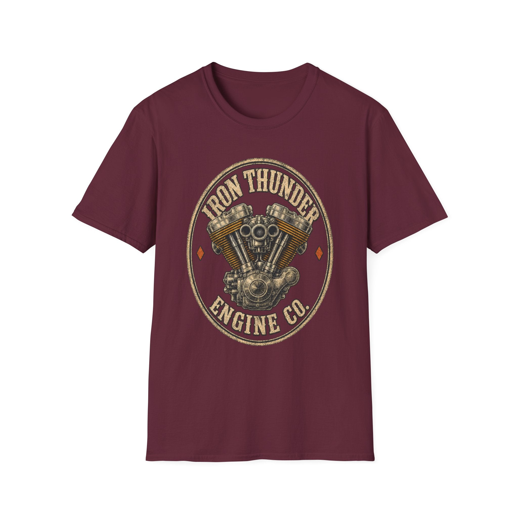 Iron Thunder Engine Co. - Motorcycles Graphic T-Shirt