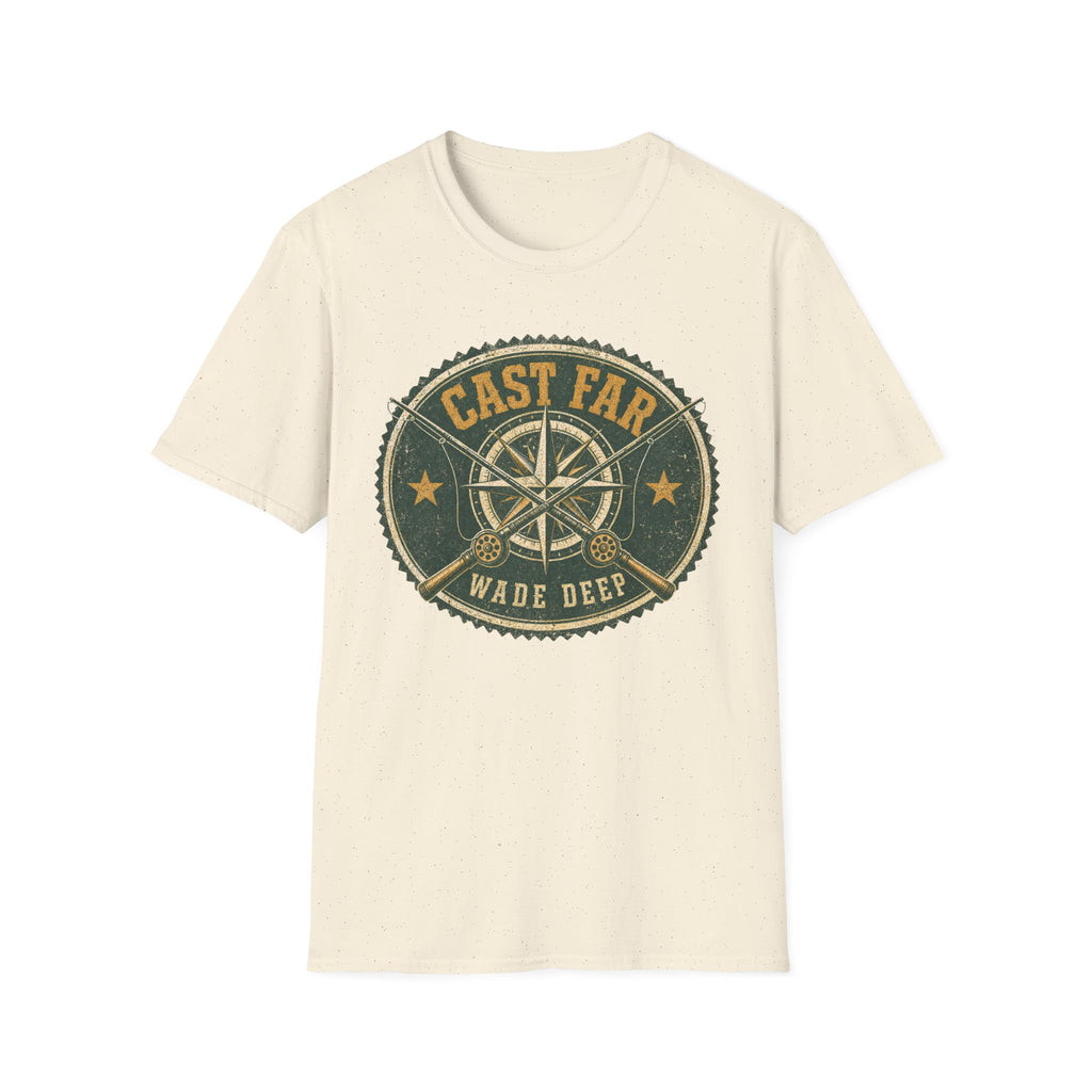 Cast Far - Fishing Graphic T-Shirt