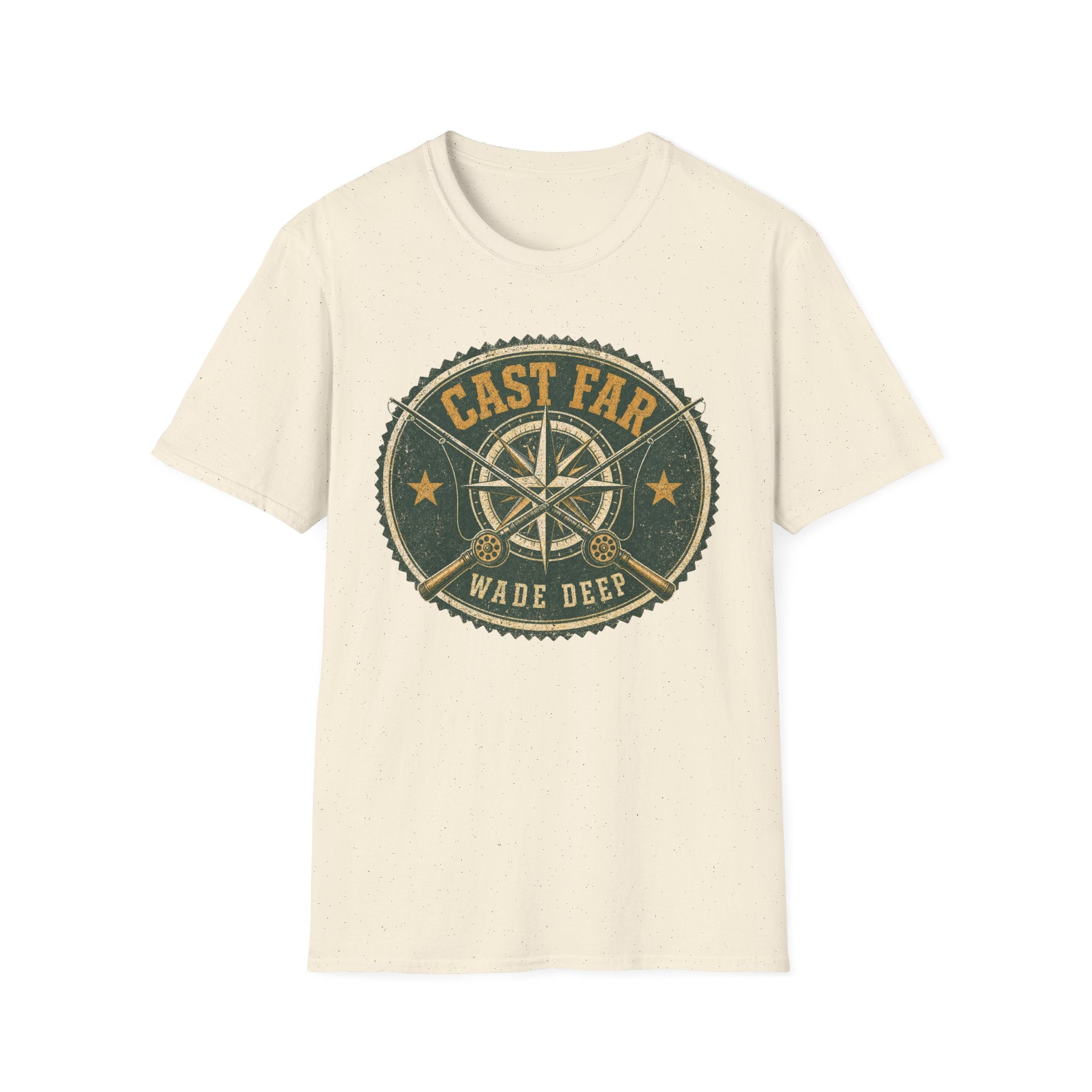 Cast Far - Fishing Graphic T-Shirt