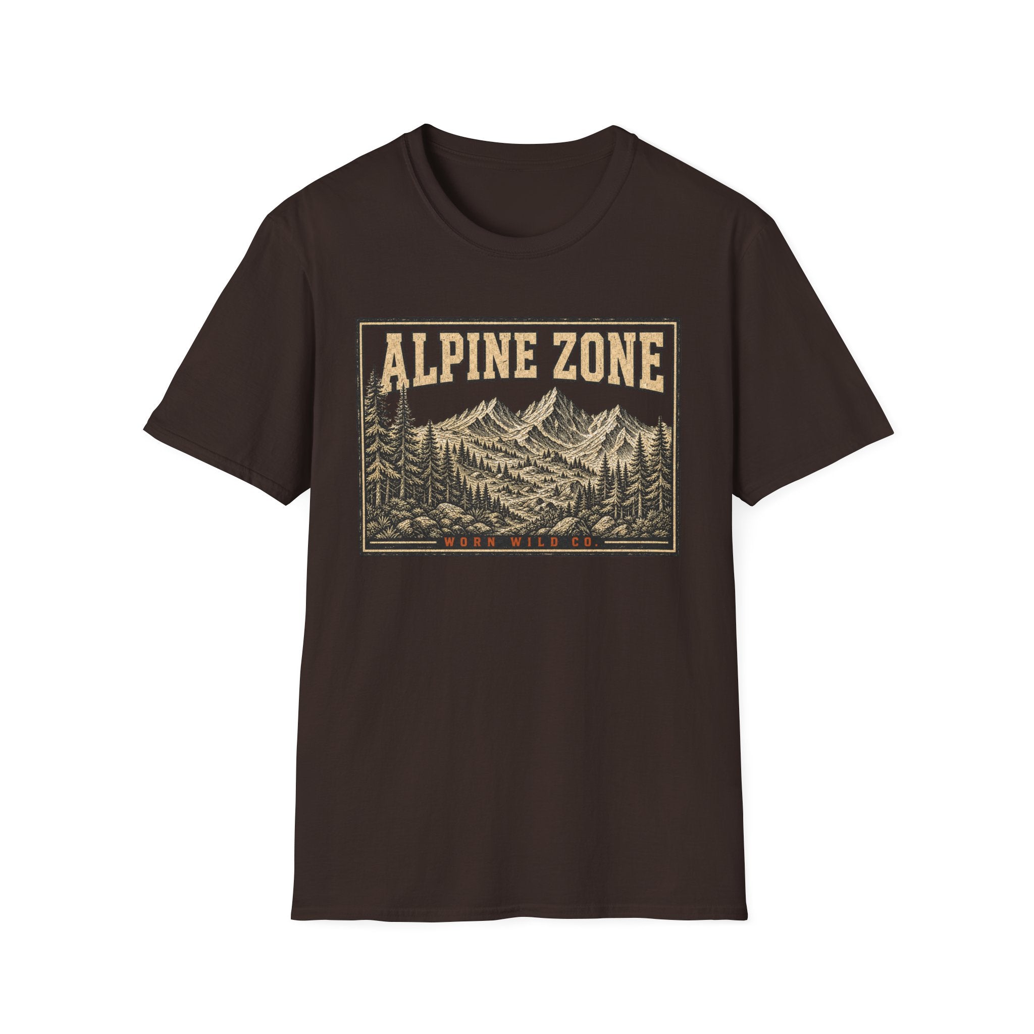 Alpine Zone - Hiking Graphic T-Shirt