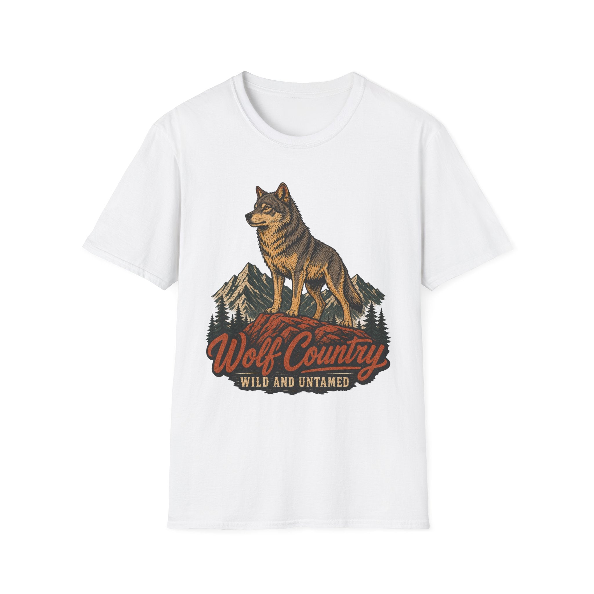 Wolf Country - Hiking Graphic T-Shirt