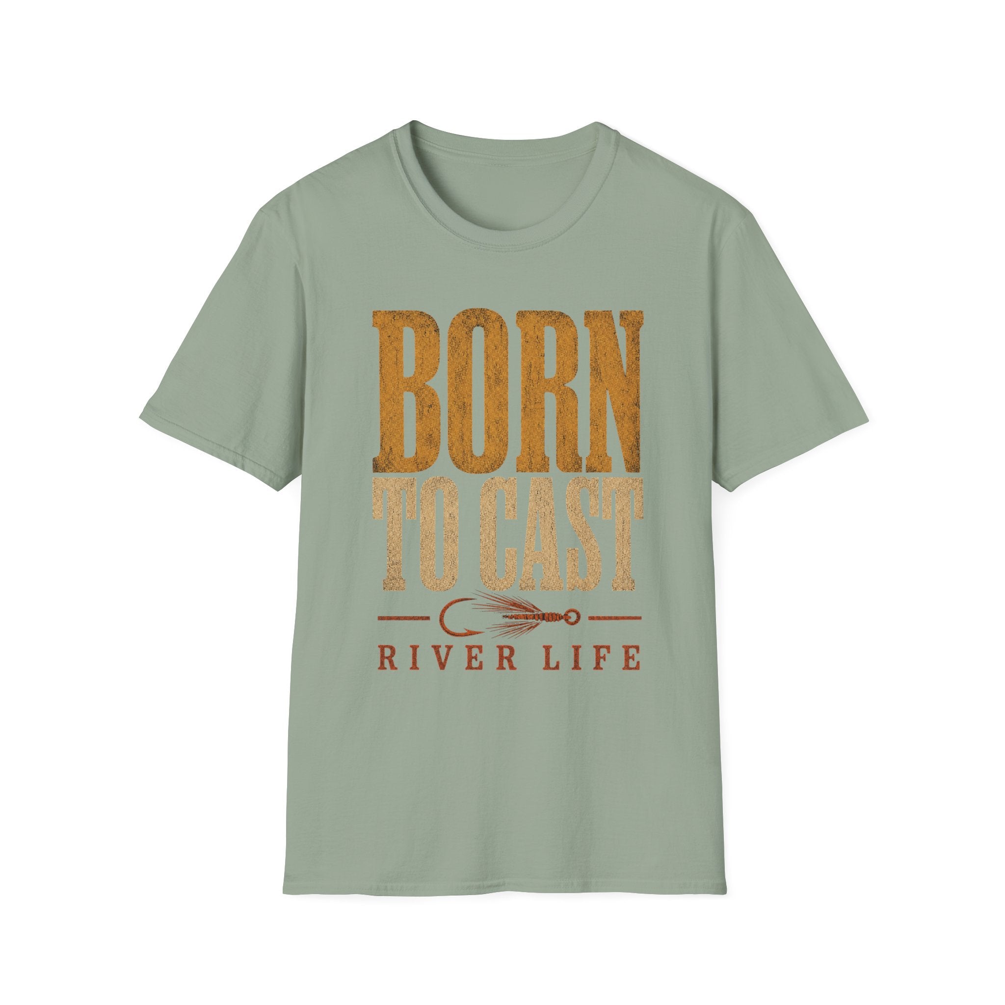 Born to Cast - Fishing Graphic T-Shirt
