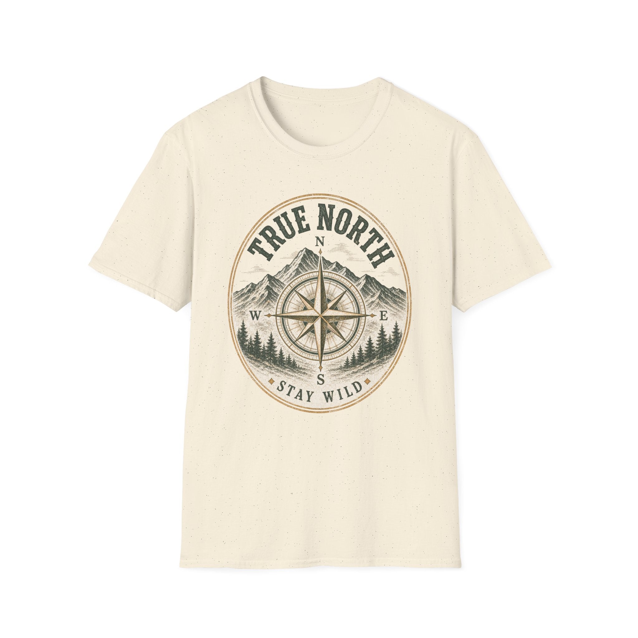 True North / Stay Wild - Camping Graphic T-Shirt