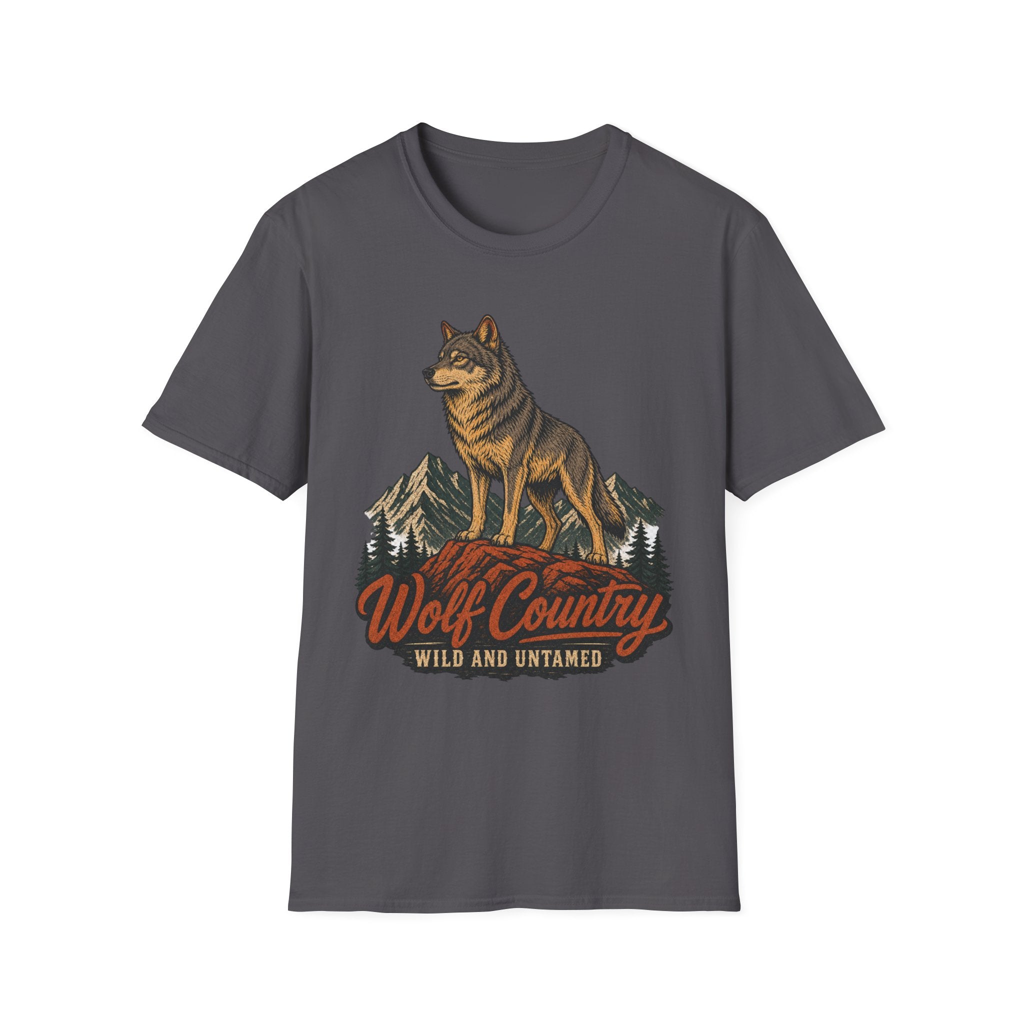 Wolf Country - Hiking Graphic T-Shirt