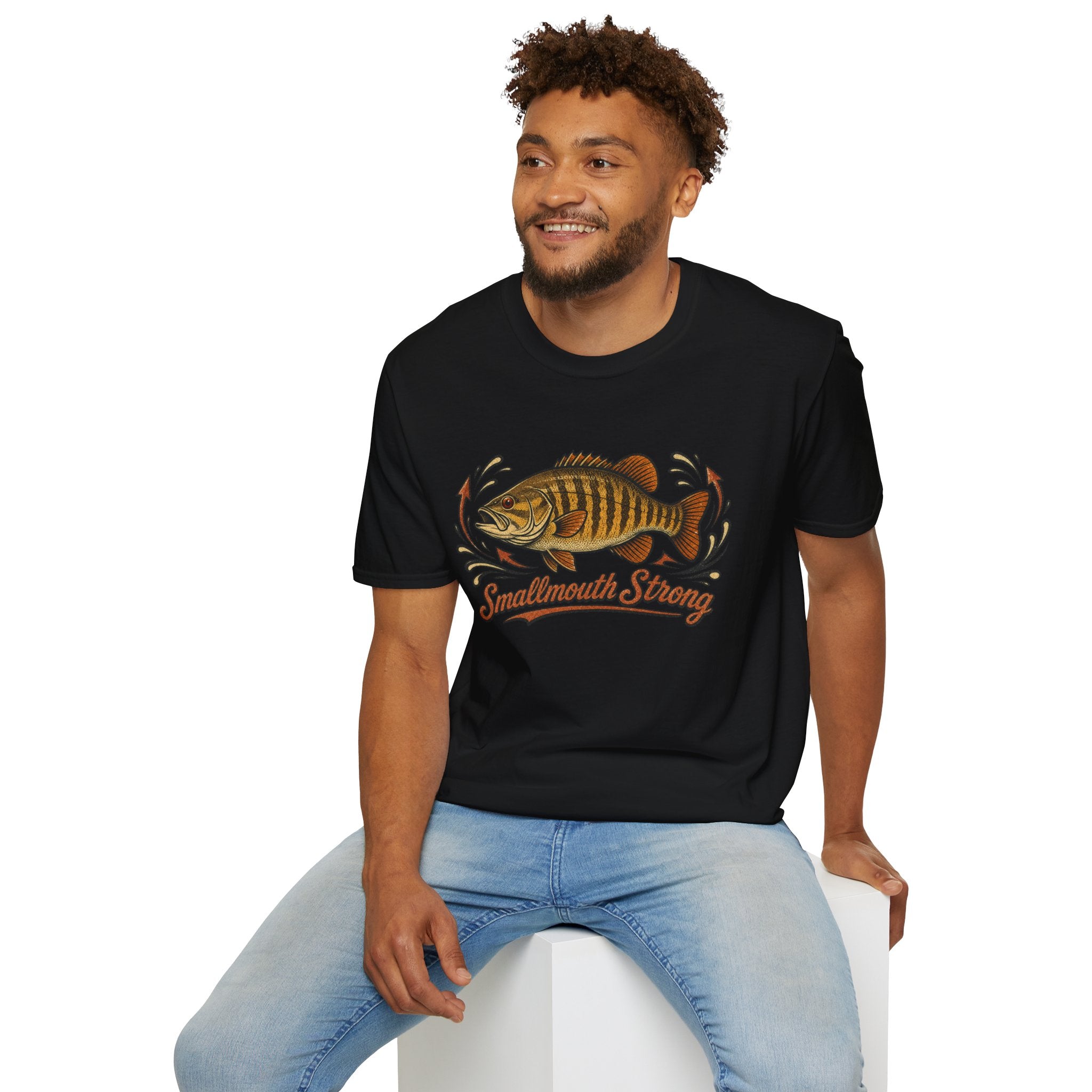 Smallmouth Strong - Fishing Graphic T-Shirt