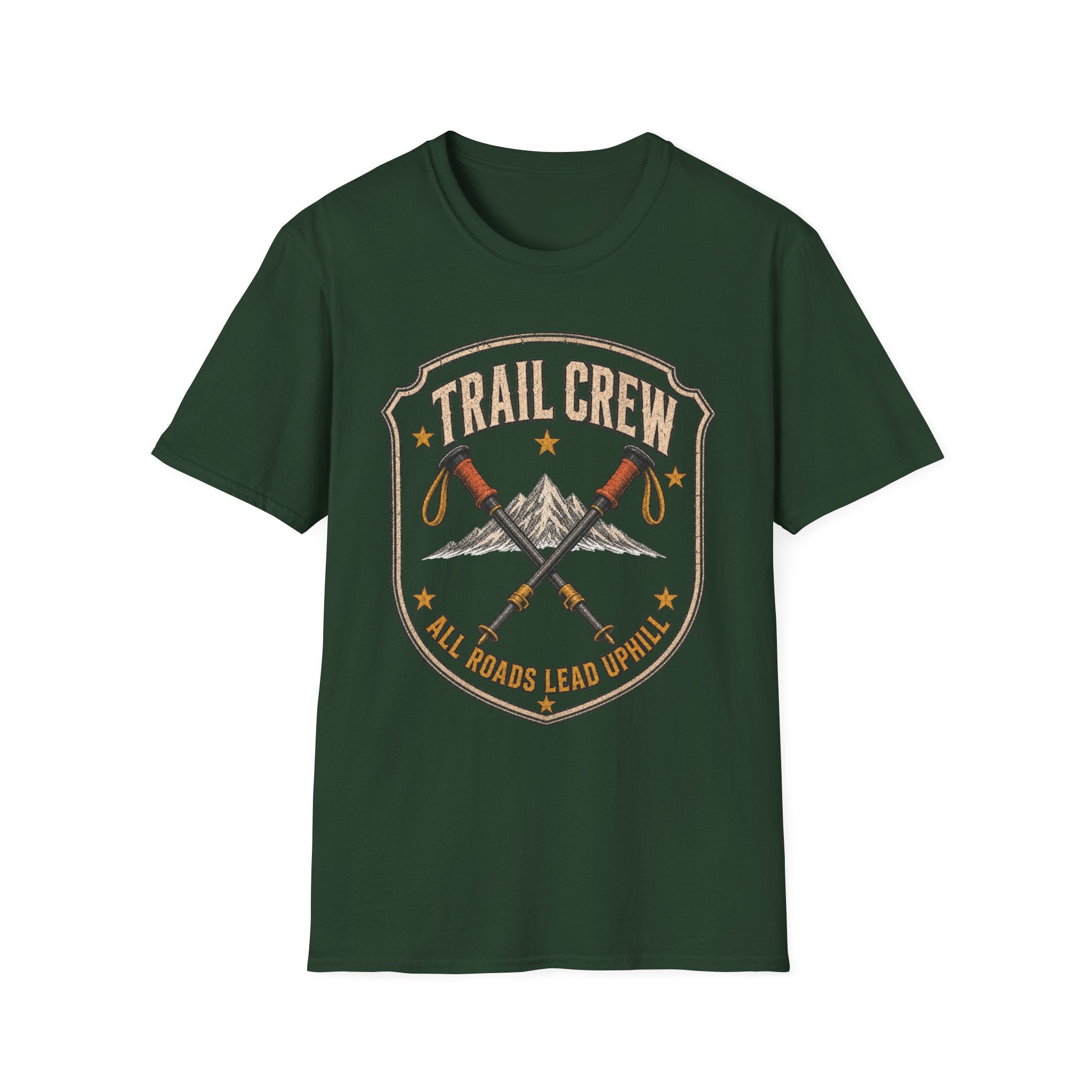 Trail Crew badge - Hiking Graphic T-Shirt