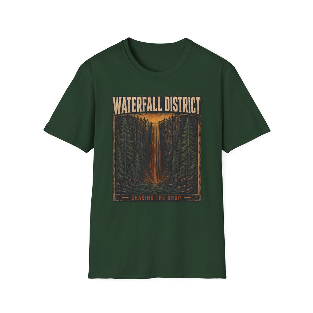 Waterfall District - Hiking Graphic T-Shirt
